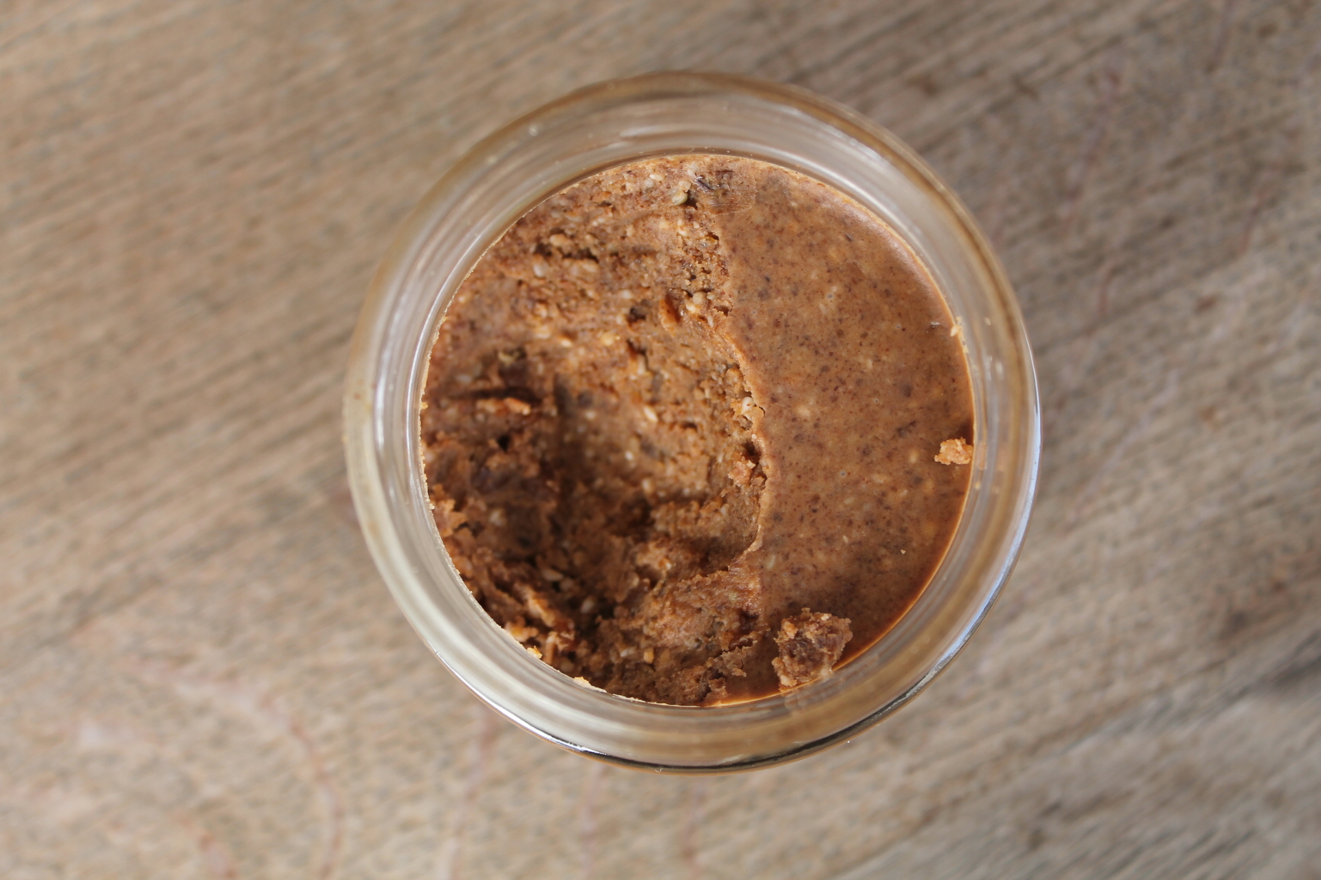 GM - Pâte à tartiner sarrasin, caramel et fleur de sel texture 