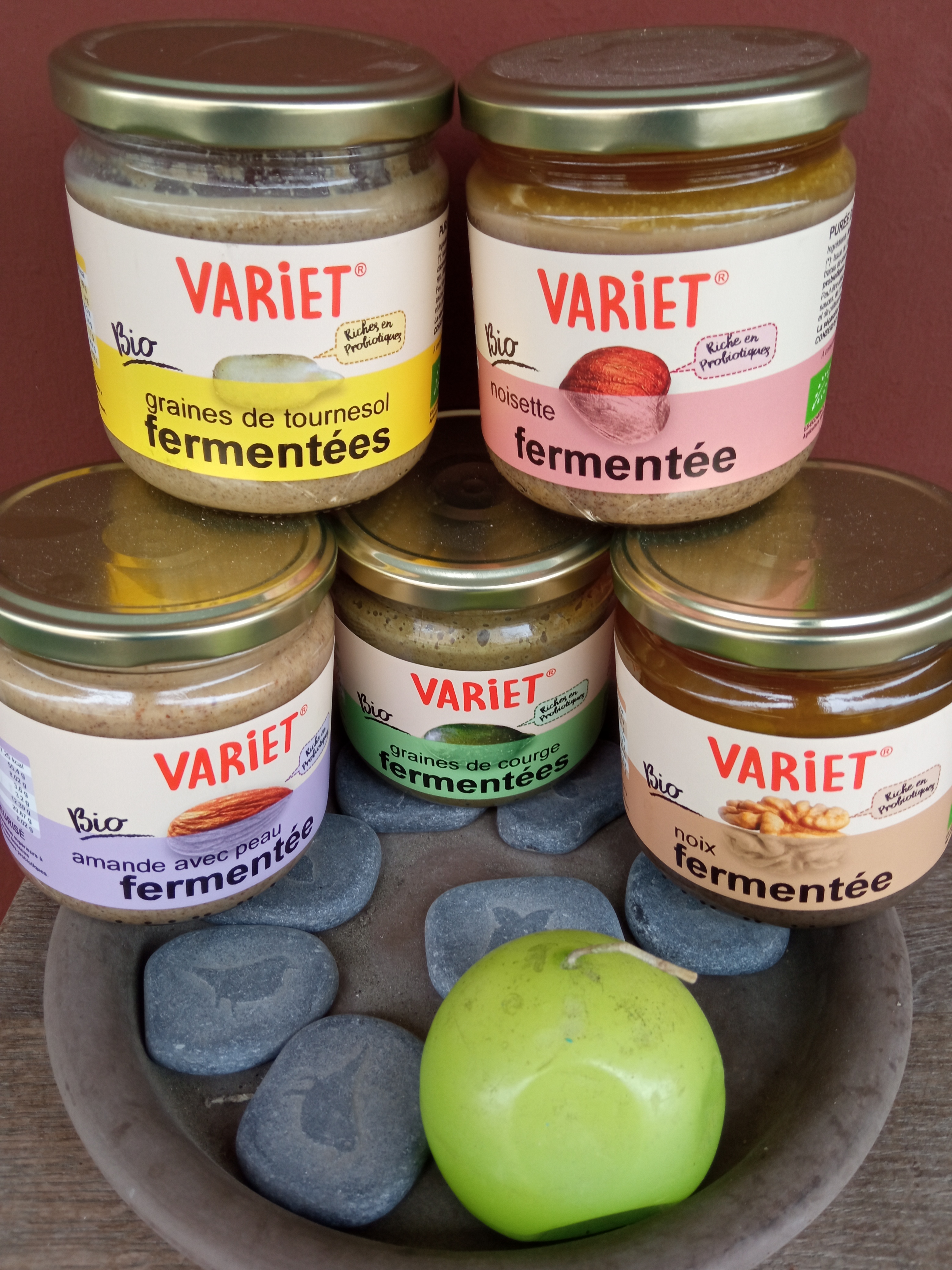 VARIET® -  Gamme des purées de fruits secs et de graines fermentées