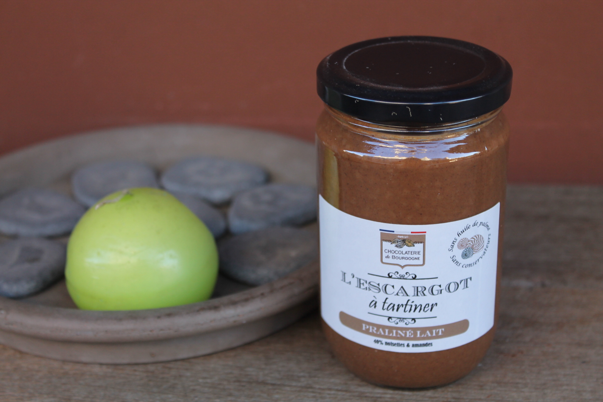 CHOCOLATERIE DE BOURGOGNE® –  L’escargot à tartiner Praliné lait 