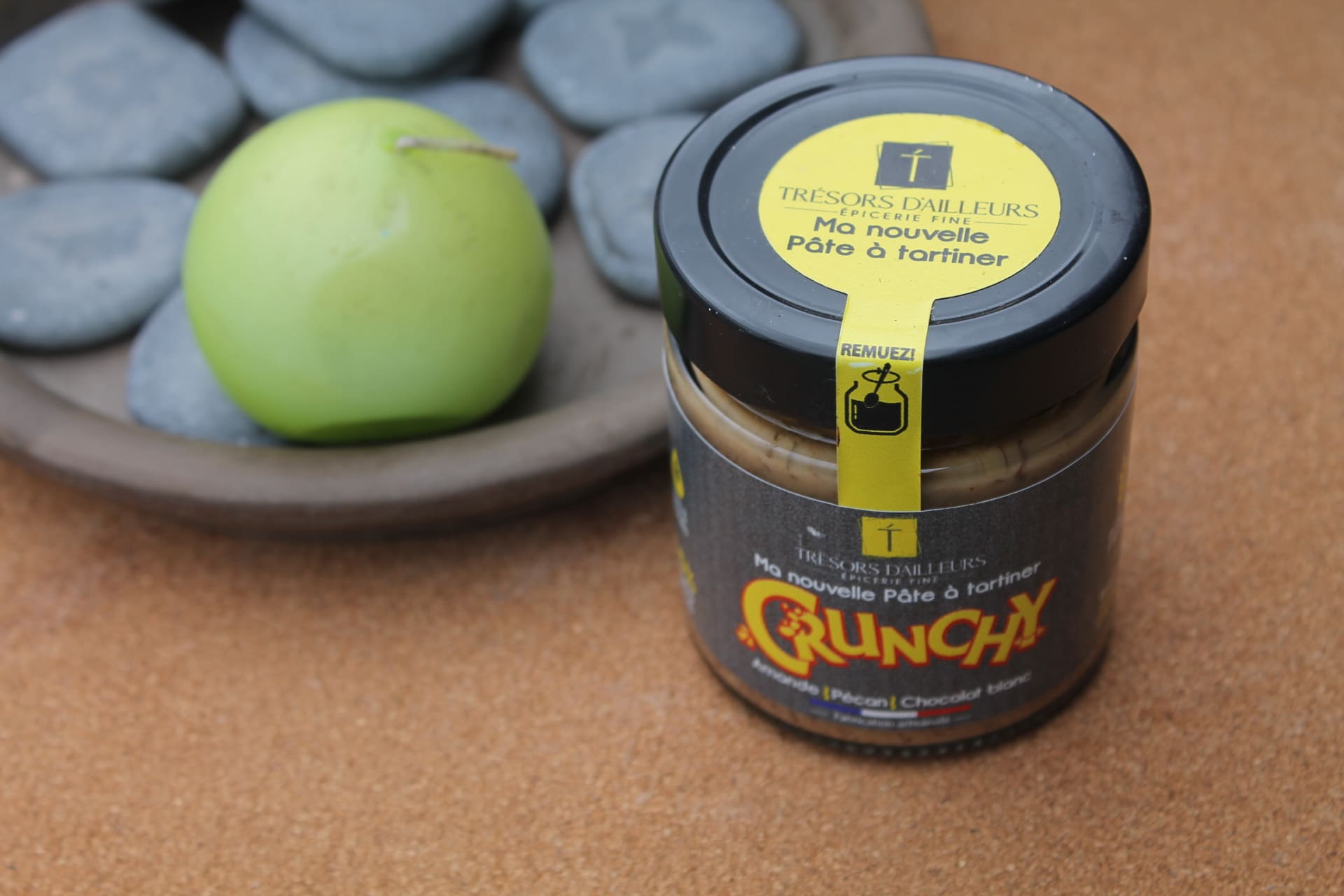 TRESORS D’AILLEURS – Pâte à tartiner Crunchy amandes, noix de pécan, chocolat blan