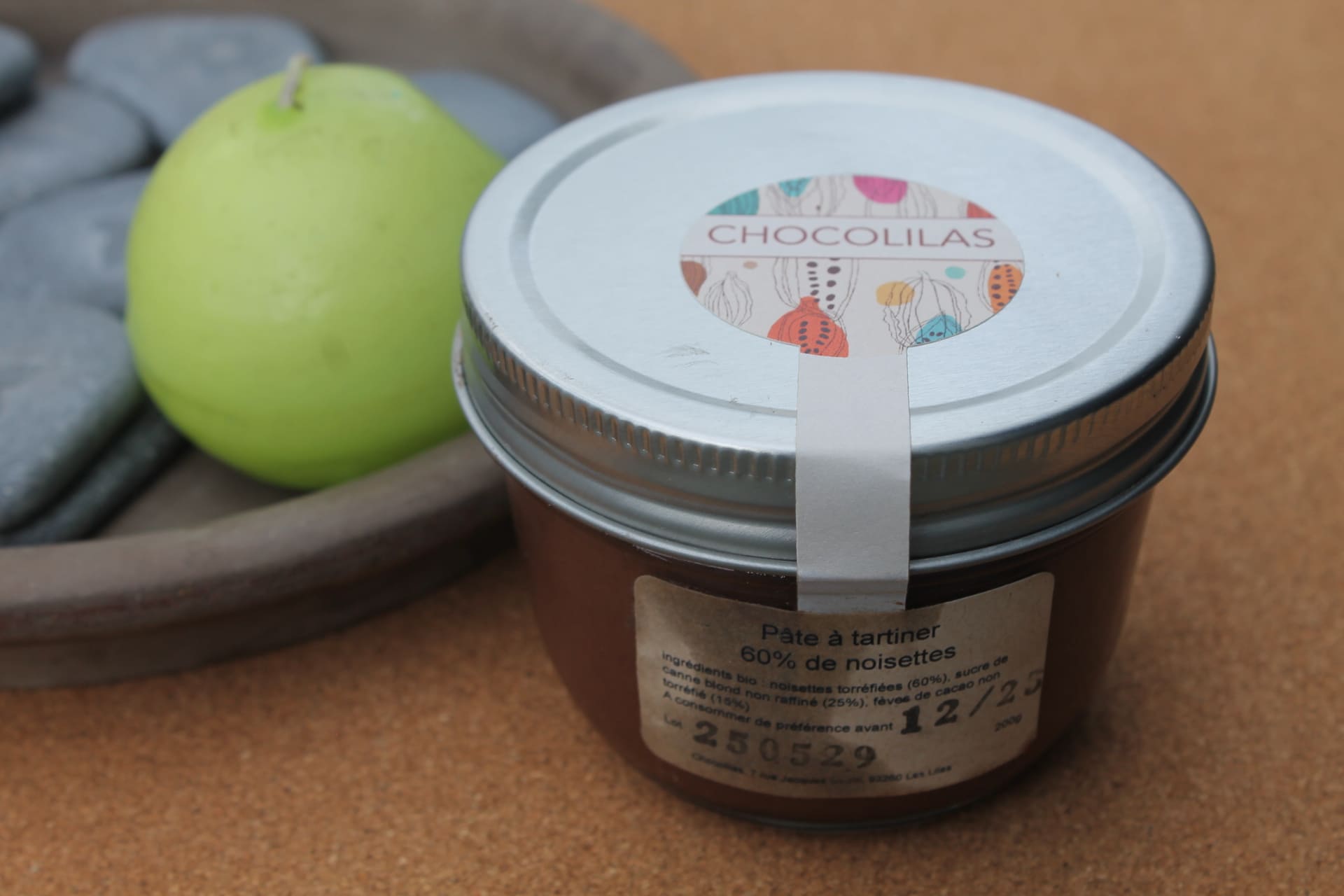 CHOCOLILAS – Pâte à tartiner 60 % de noisettes 