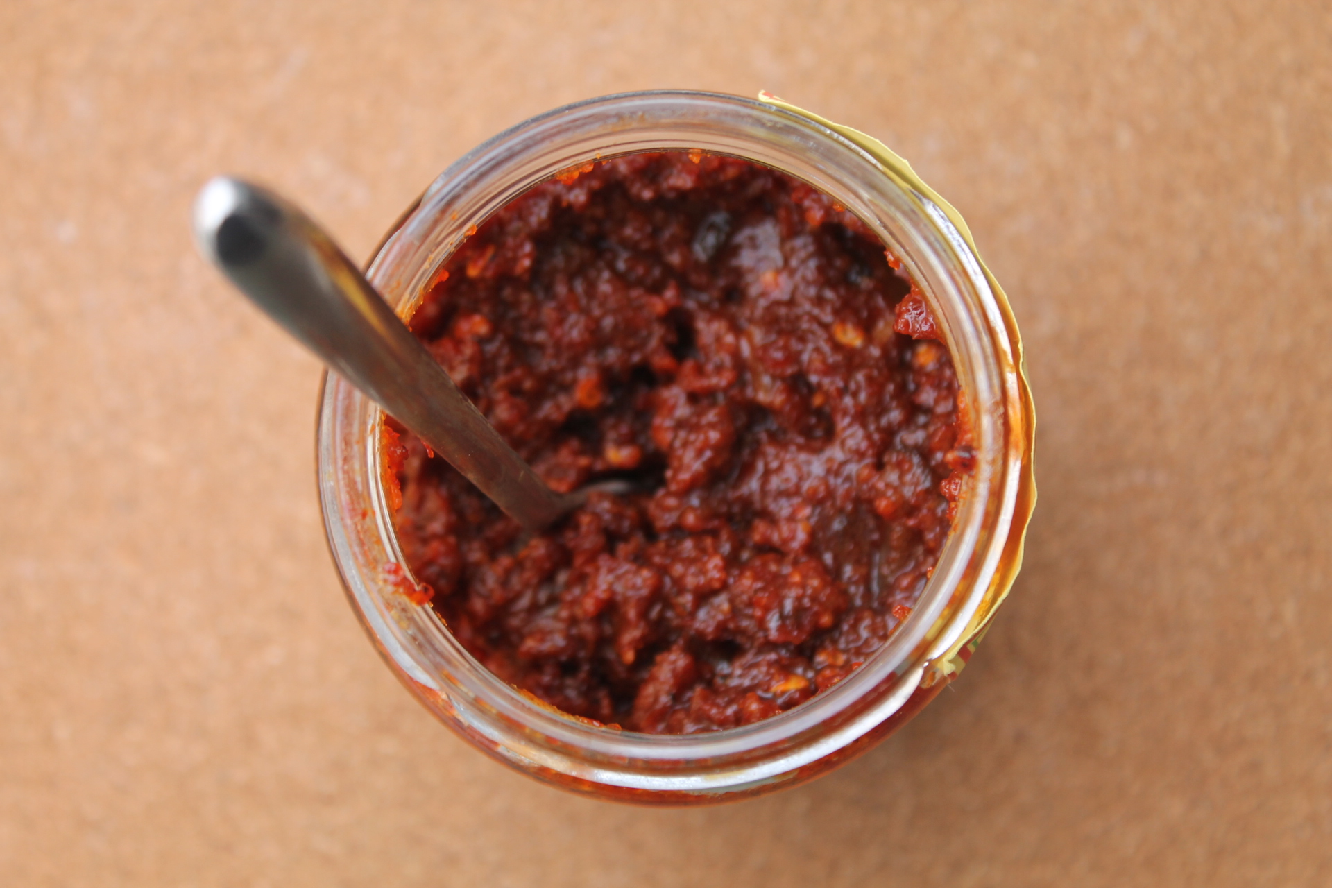 SAUCE CHILI DE LUANG PRABANG (Jeow Bong) texture