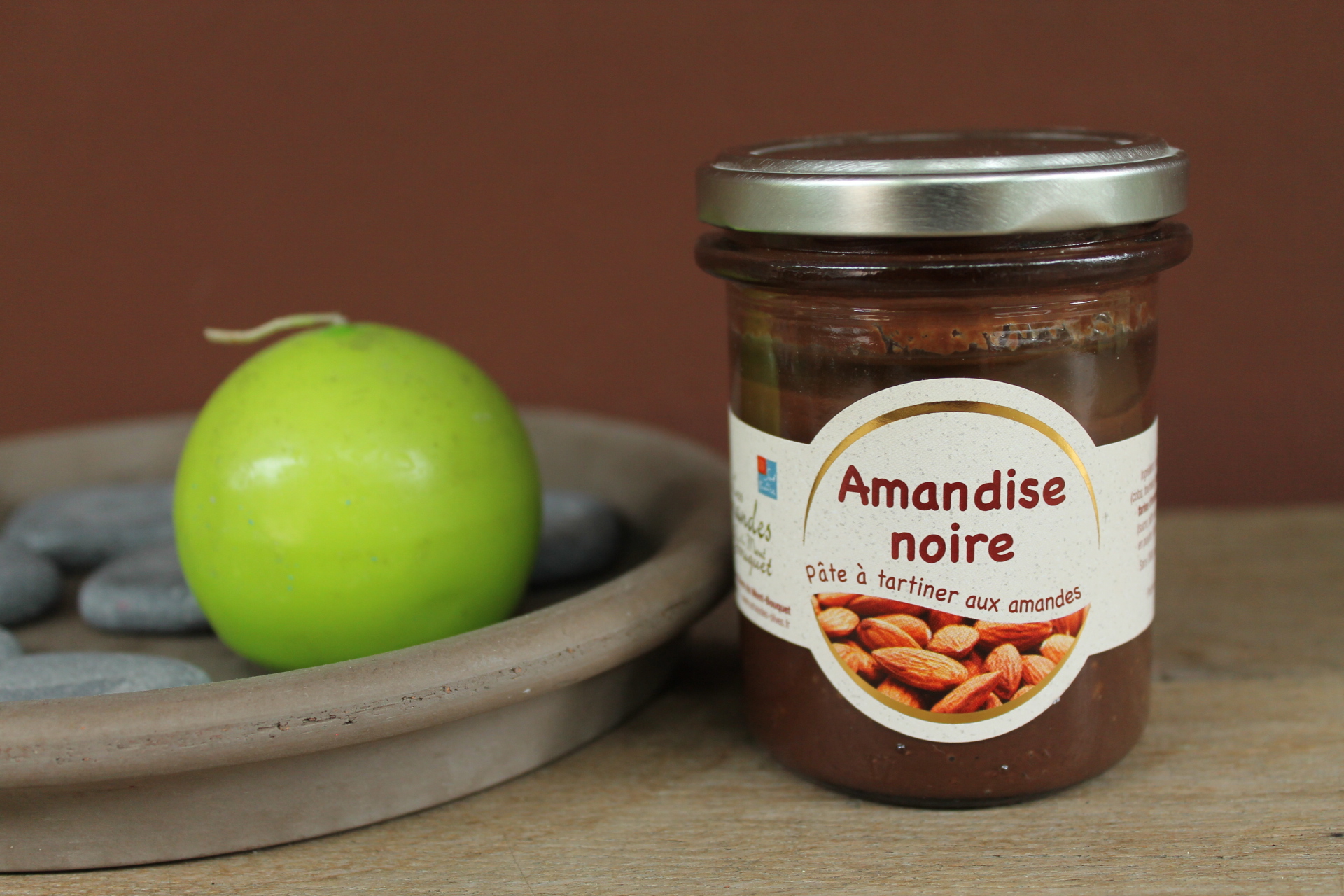 L'AMANDISE - Pâte à tartiner Noire (nouveau  packaging)