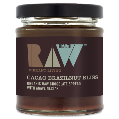 RAW HEALTH VIBRANT LIVING - Pâte de cacao à la noix du Brésil