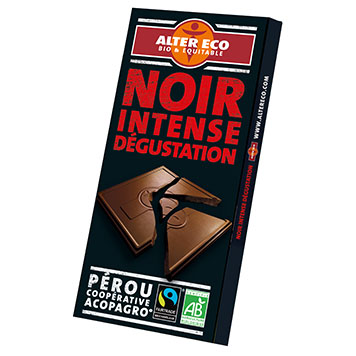 ALTER ECO - tablette noir intense 66% 