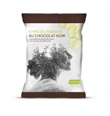 NEWTREE - chips de pommes au chocolat noir 