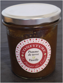 LE POTAGER DES CONGES - Confiture Pomme de terre & Vanille 