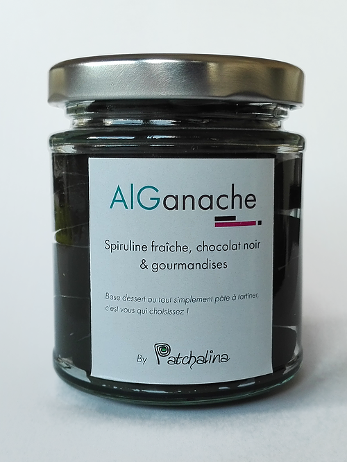 PATCHALINA - Pâte à tartiner Spiruline fraîche et chocolat noir 