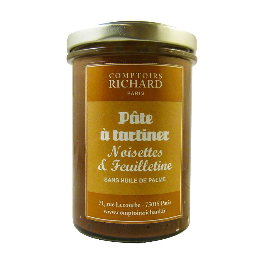 COMPTOIRS RICHARD - Pâte à tartiner Noisettes et Feuilletine 