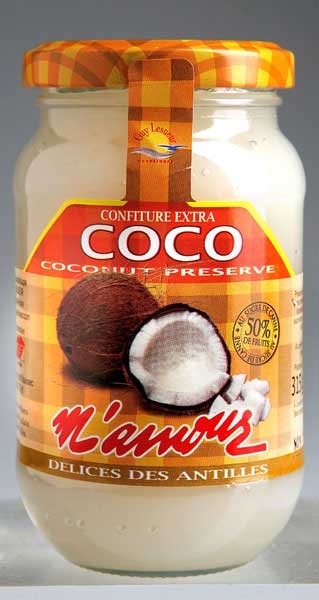GUY LESUEUR - M'AMOUR - Confitur extra de coco (Antilles)