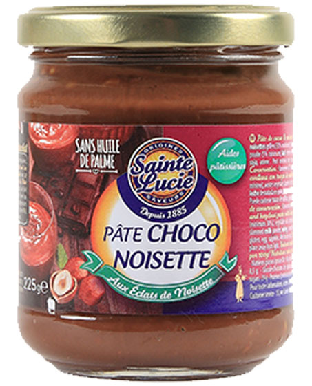 SAINTE-LUCIE - Pâte choco noisettes aux éclats de noisette 