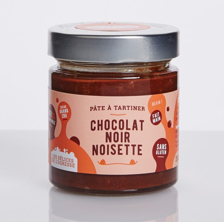 LES DELICES DE L'OGRESSE - Pâte à tartiner Cacao Noisettes 