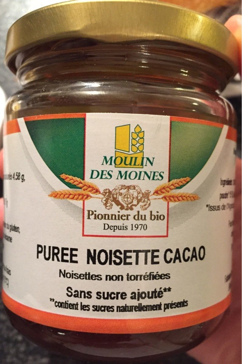 MOULIN DES MOINES - Purée de noisette cacao 