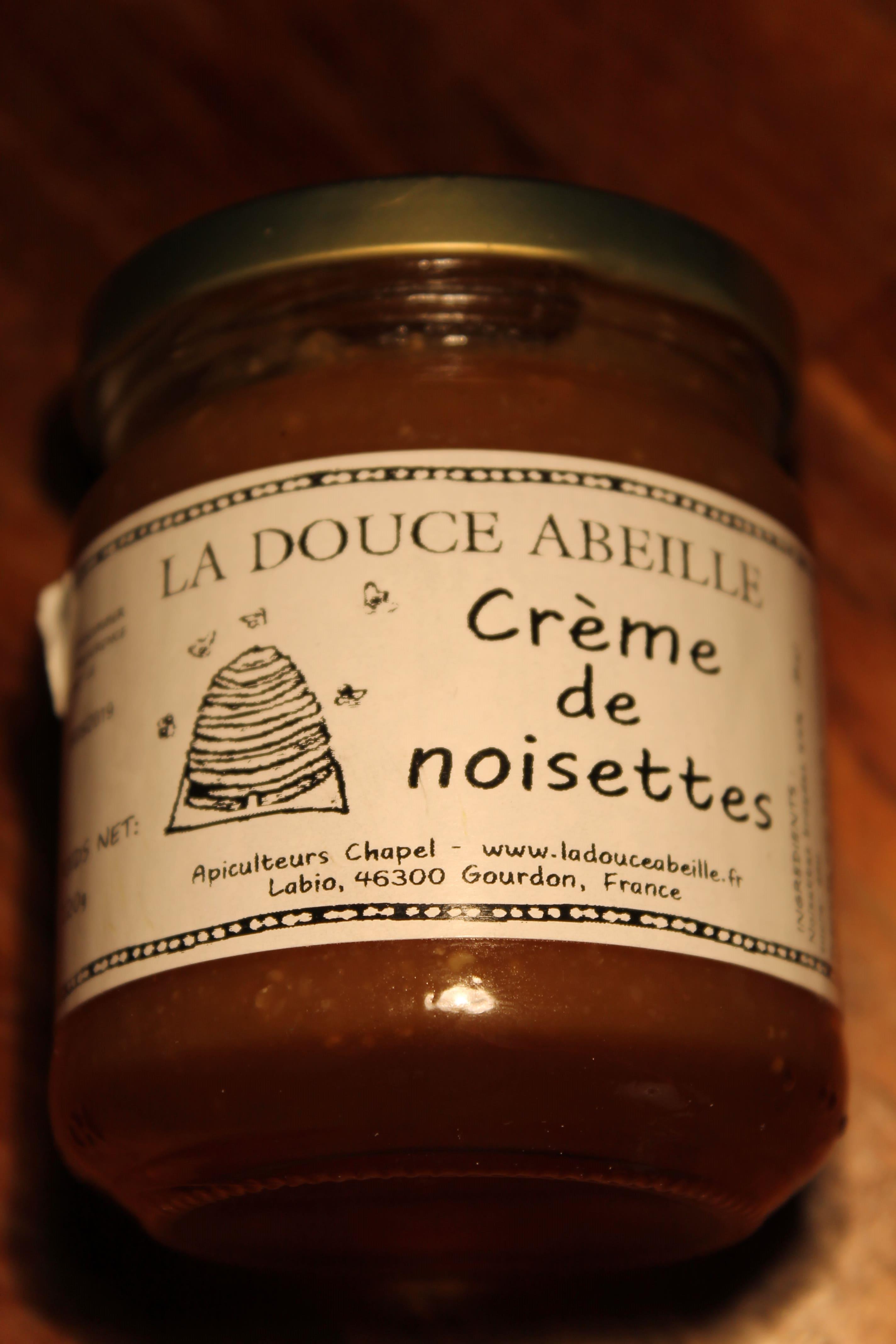 LA DOUCE ABEILLE - Crème de noisettes 