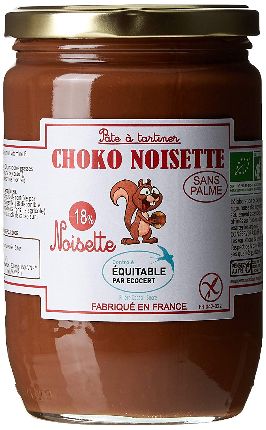 NOISERAIE PRODUCTIONS - Choko Noisettes 18% Noisettes 