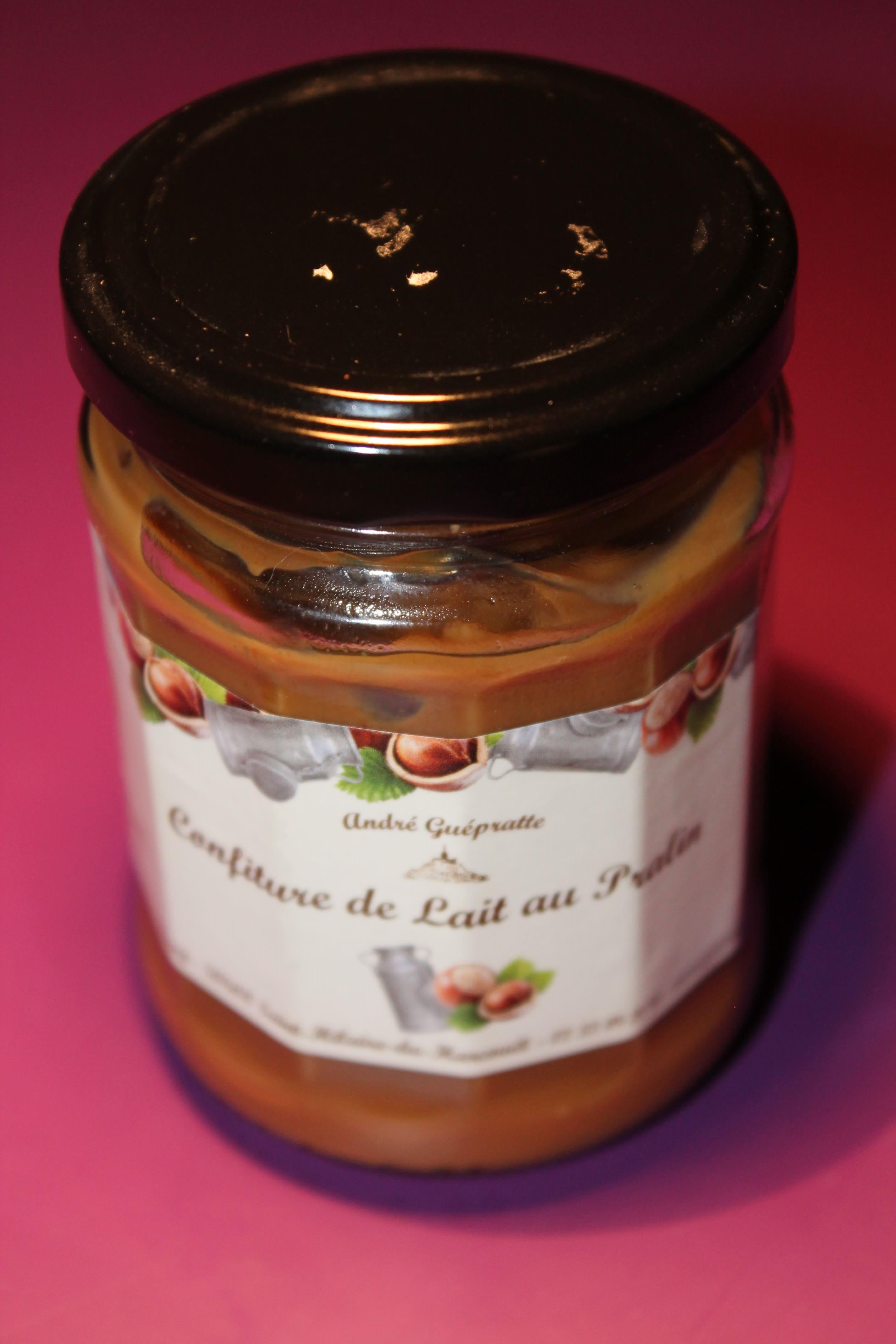 ANDRE GUEPRATTE - Confiture de lait au Pralin 