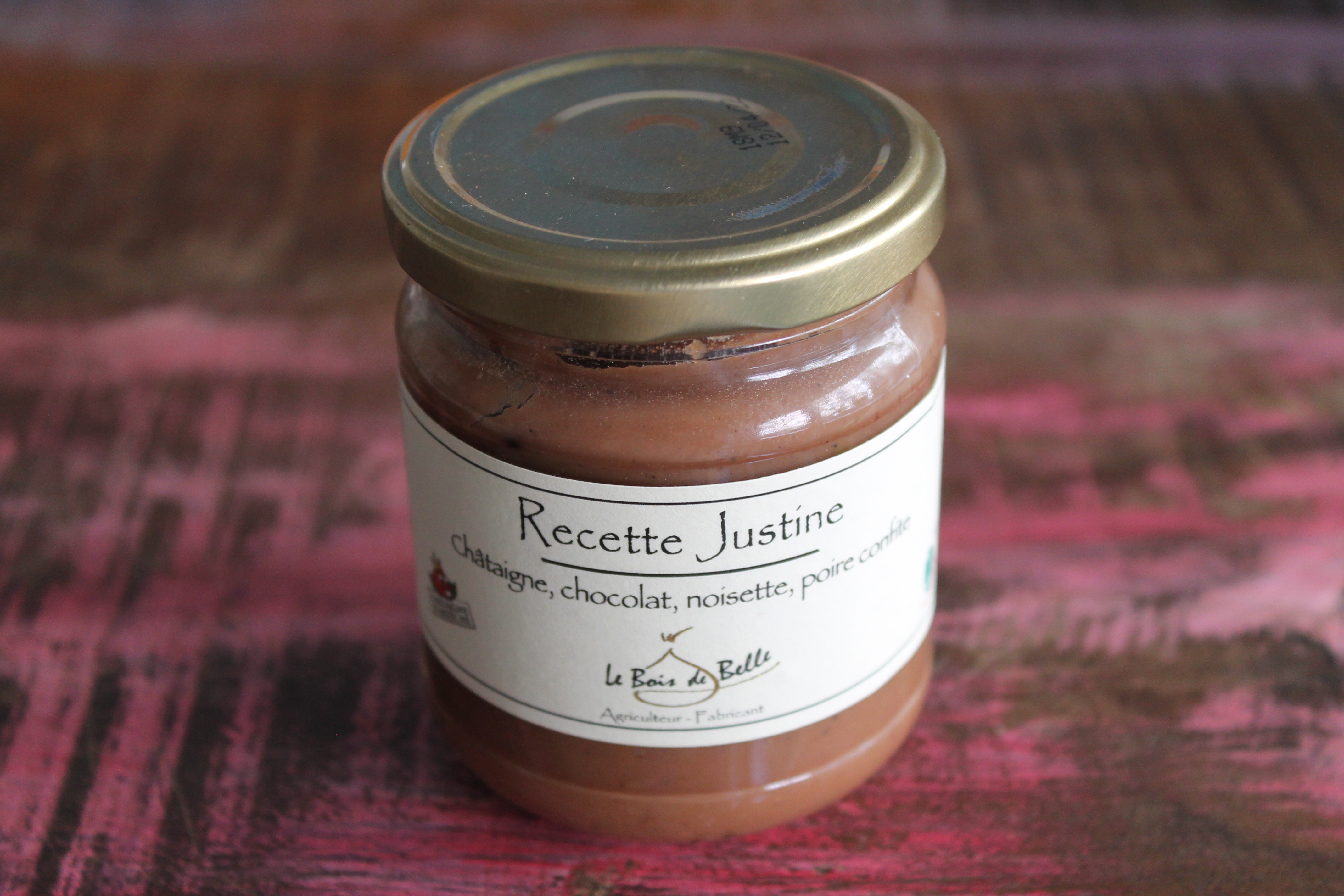 DOMAINE DU BOIS DE BELLE - Pâte à tartiner Recette Justine 