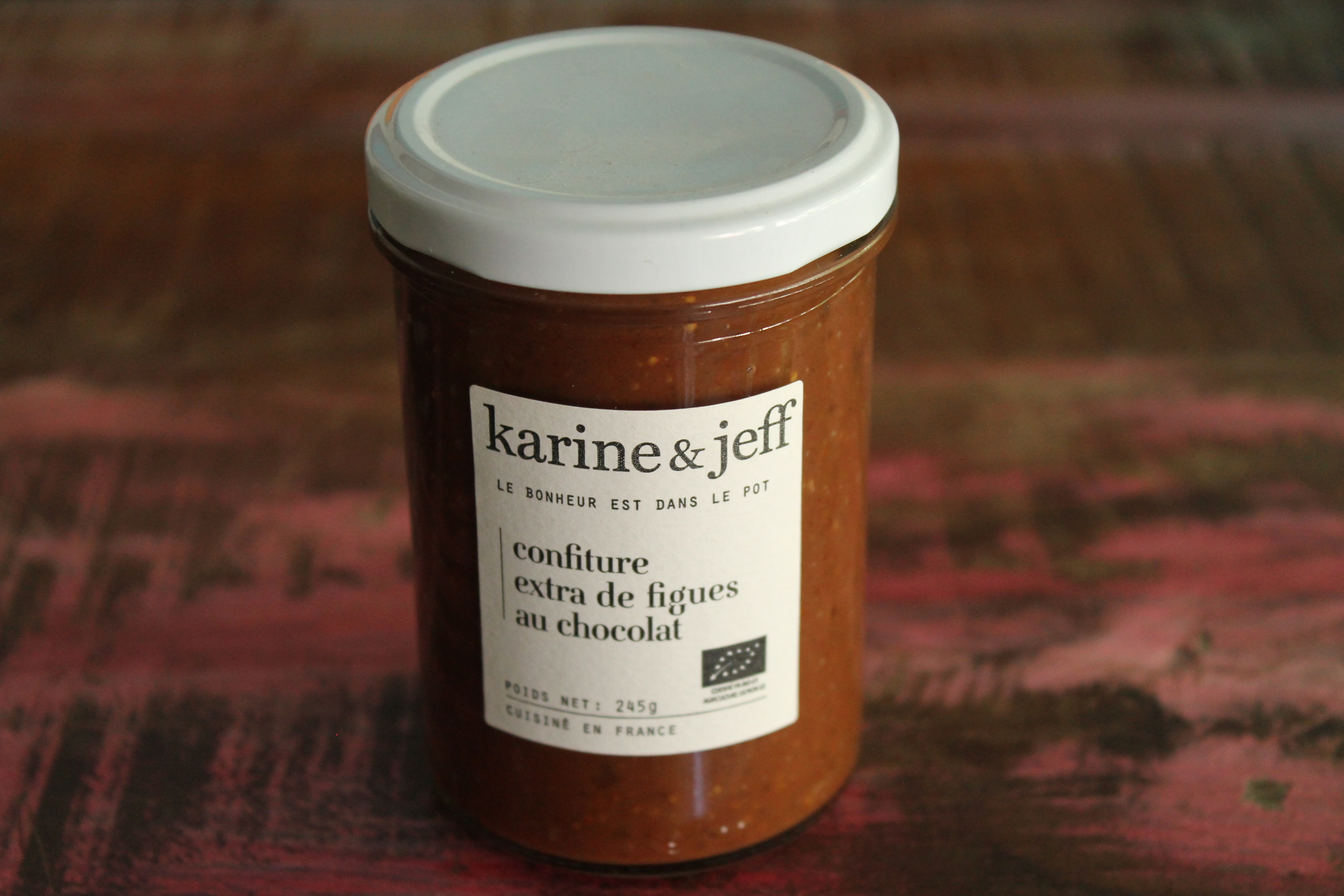 KARINE & JEFF - Confiture extra de figues au chocolat 