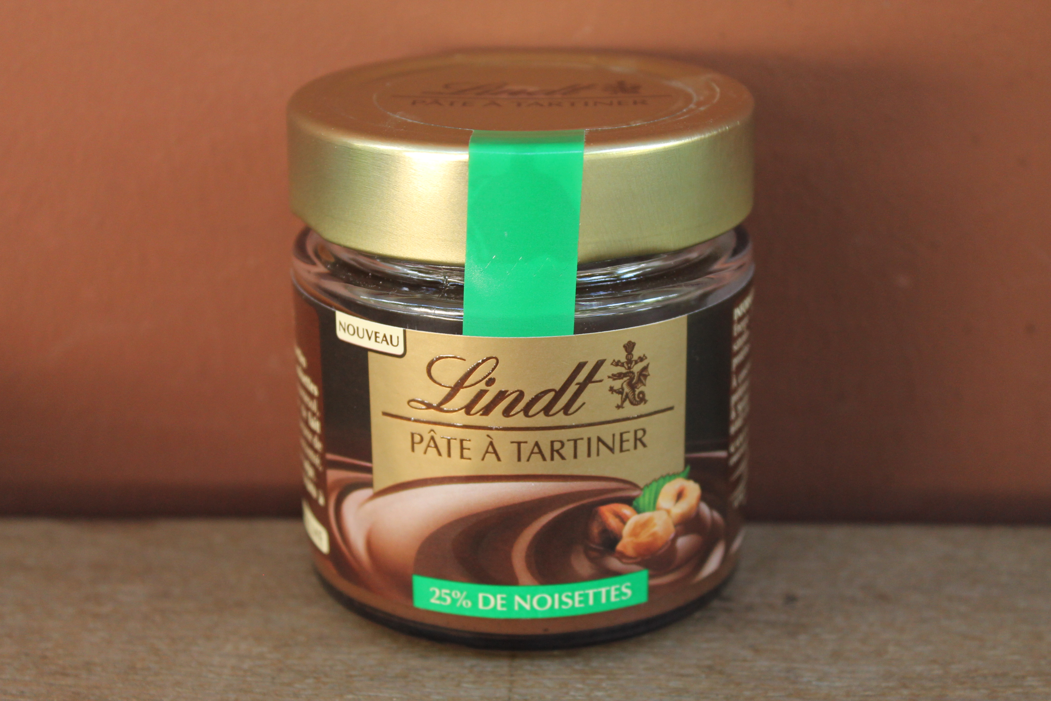 LINDT - Pâte à tartiner 25 % de noisettes 