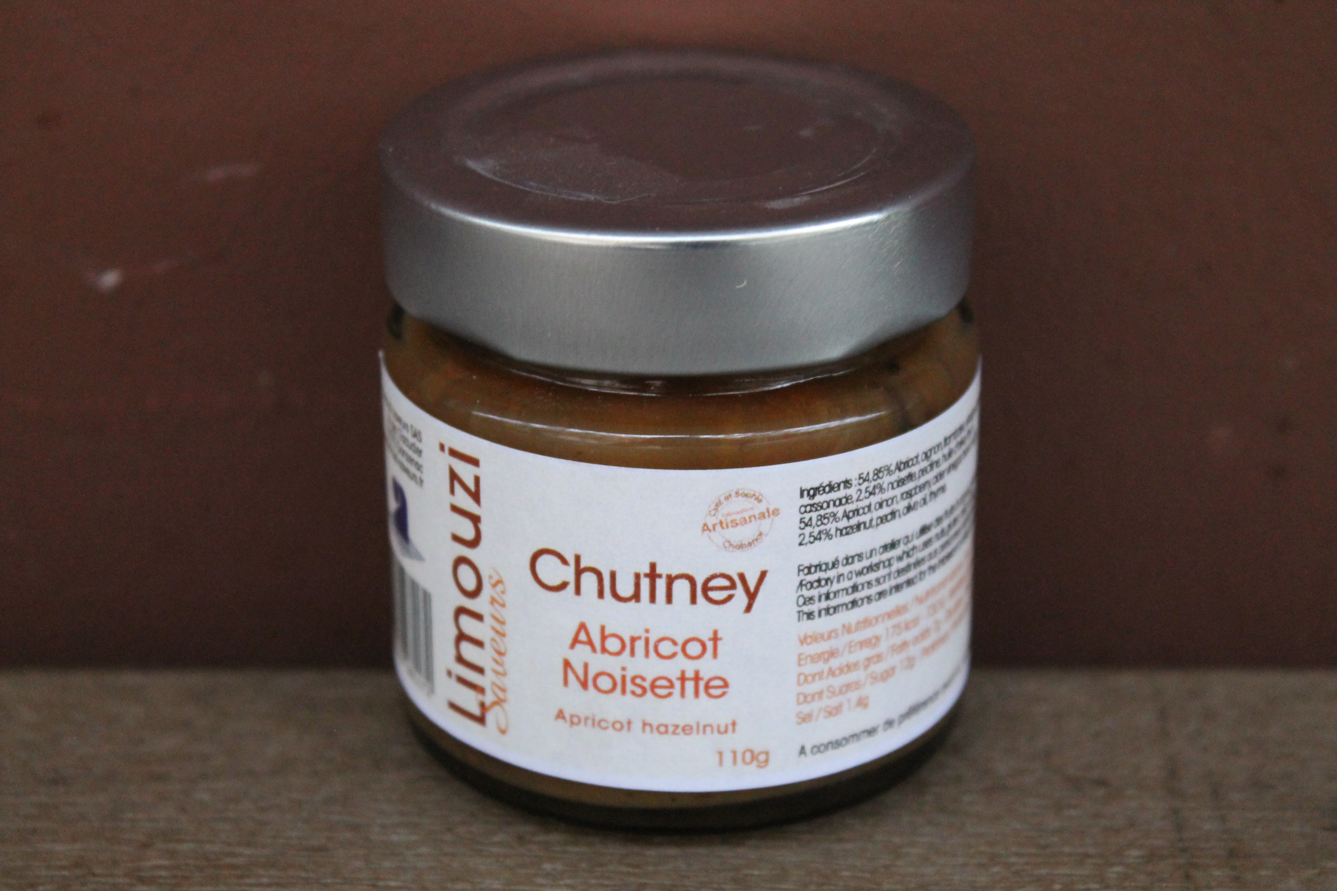 LIMOUZI - Chutney abricot noisettes 