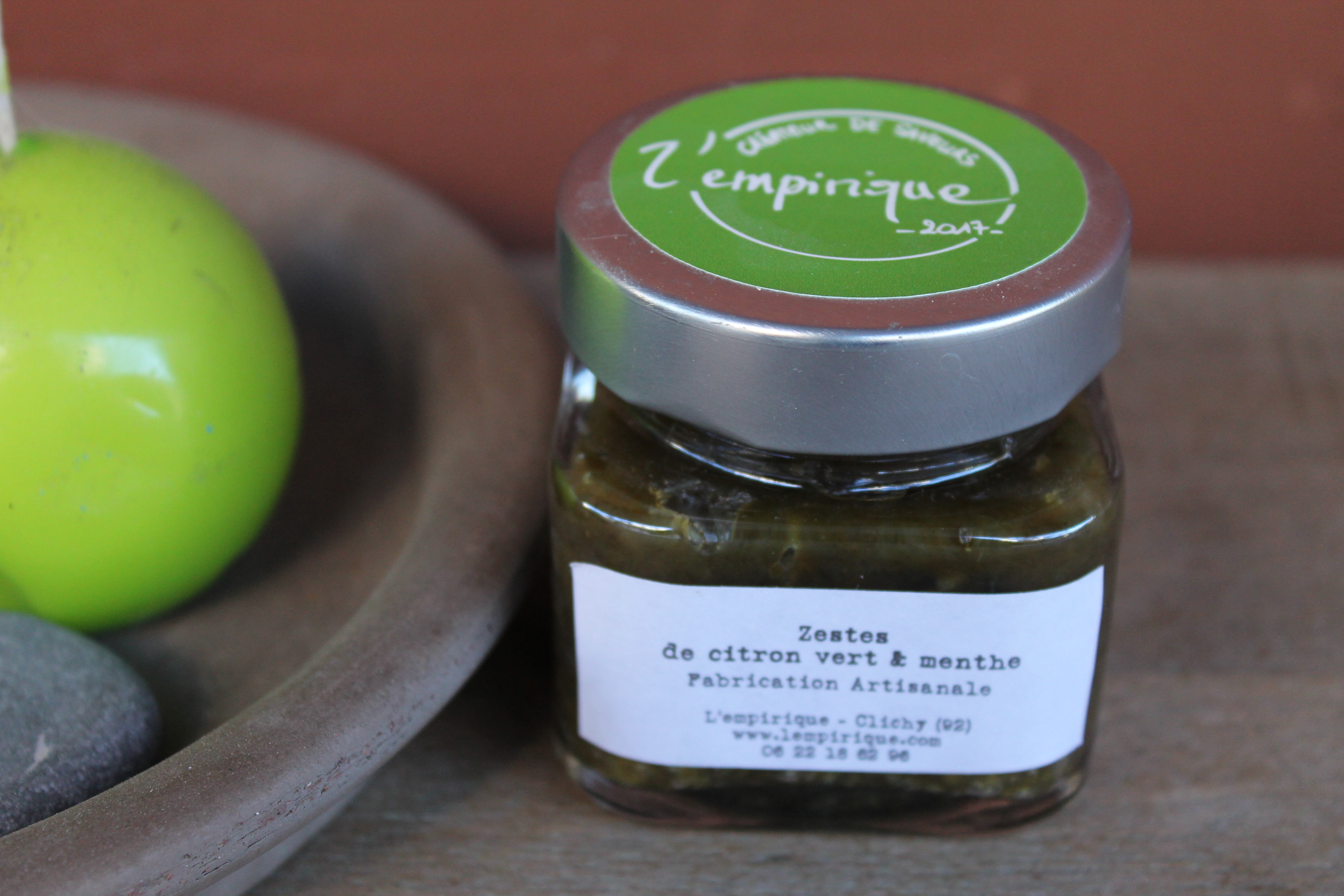 L'EMPIRIQUE Créateur de Saveurs Zestes de citron vert et menthe