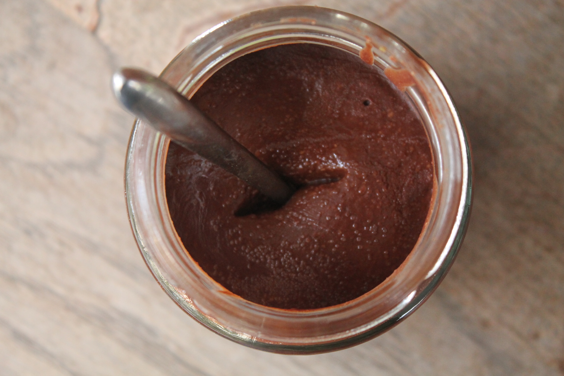 DELICE DE L'ECUREUIL - Pâte à tartiner chocolat noir noisettes (texture)