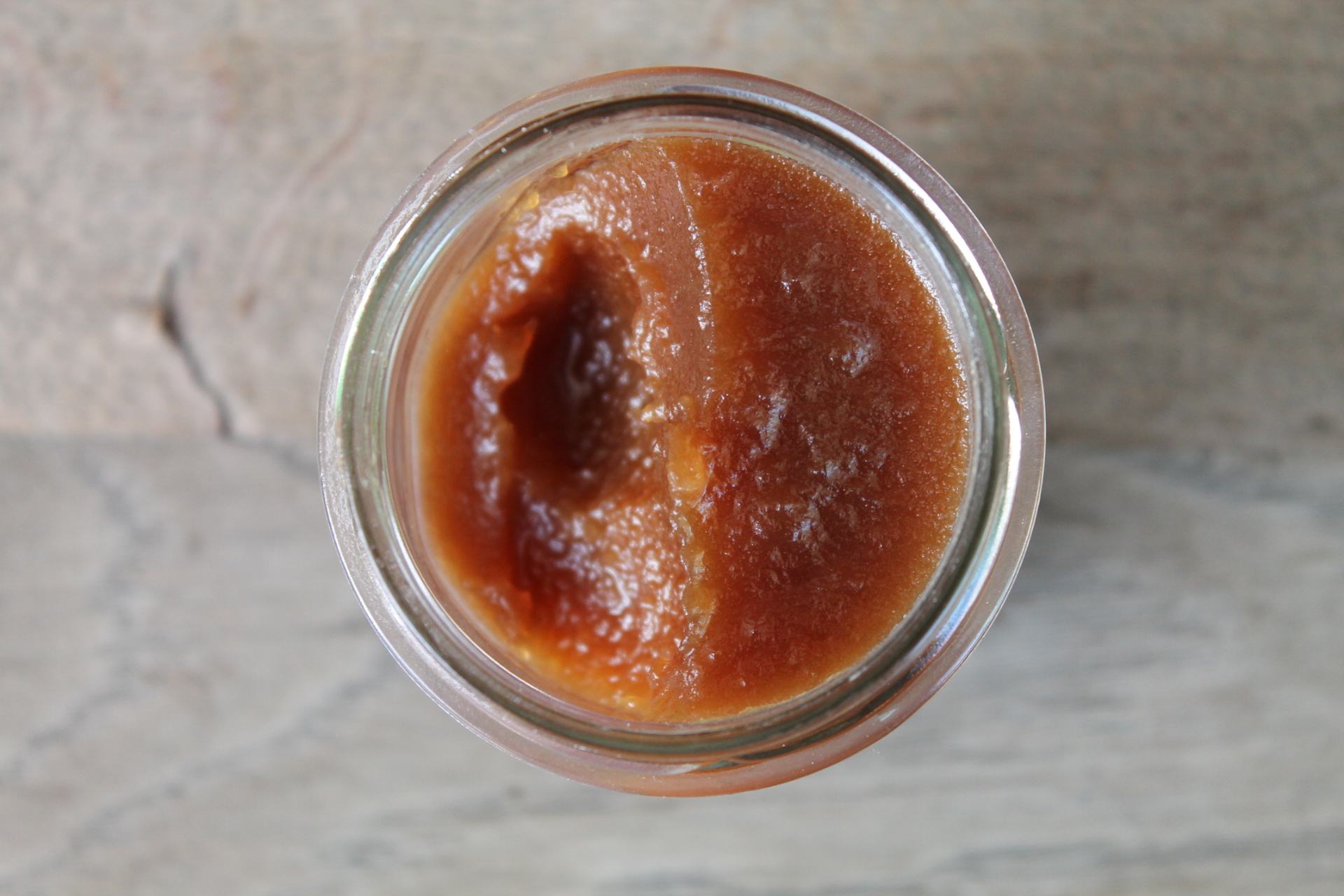 LA COUR D'ORGERES - Confiture Pomme Caramel au beurre salé texture 