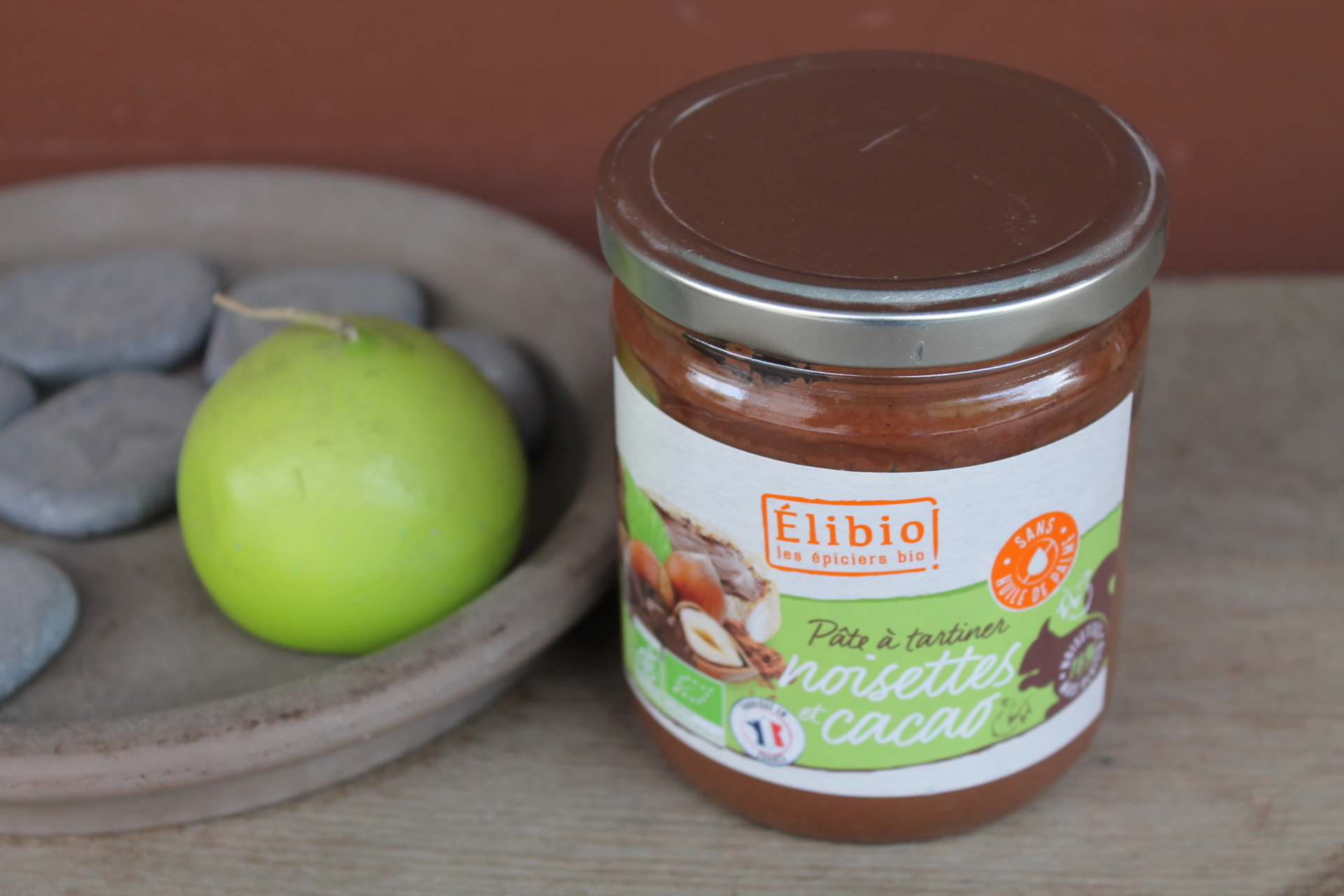 ELIBIO – Pâte à tartiner noisette et cacao 