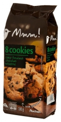 AUCHAN MMM' - Cookies coeur fondant chocolat noisette 