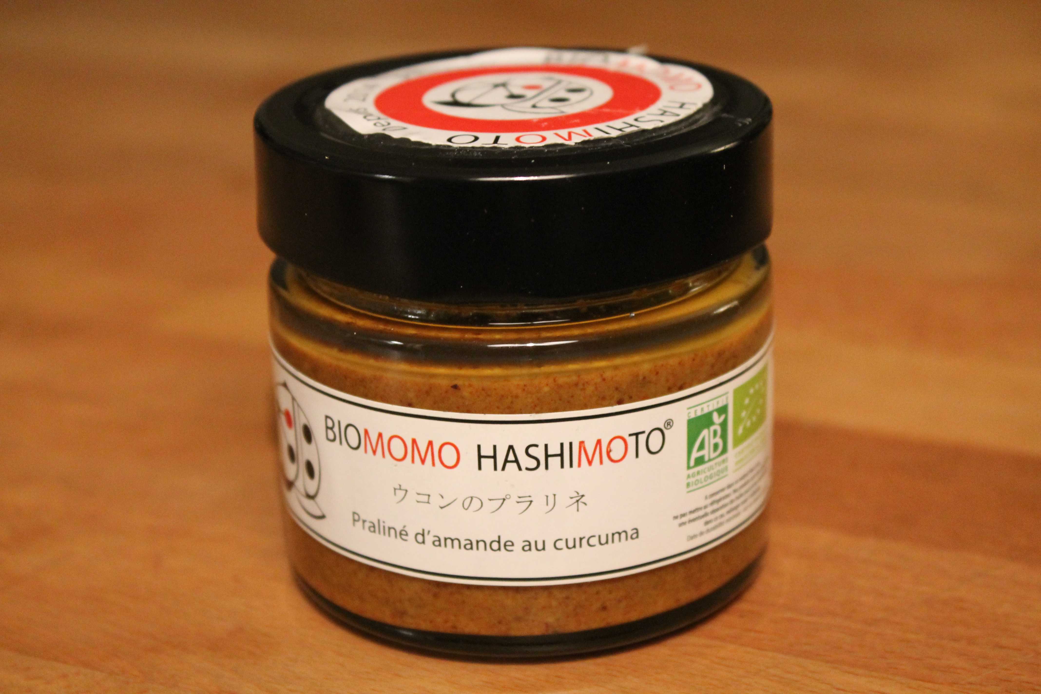 BIOMOMO HASHIMOTO - Praliné d'amandes au curcuma 