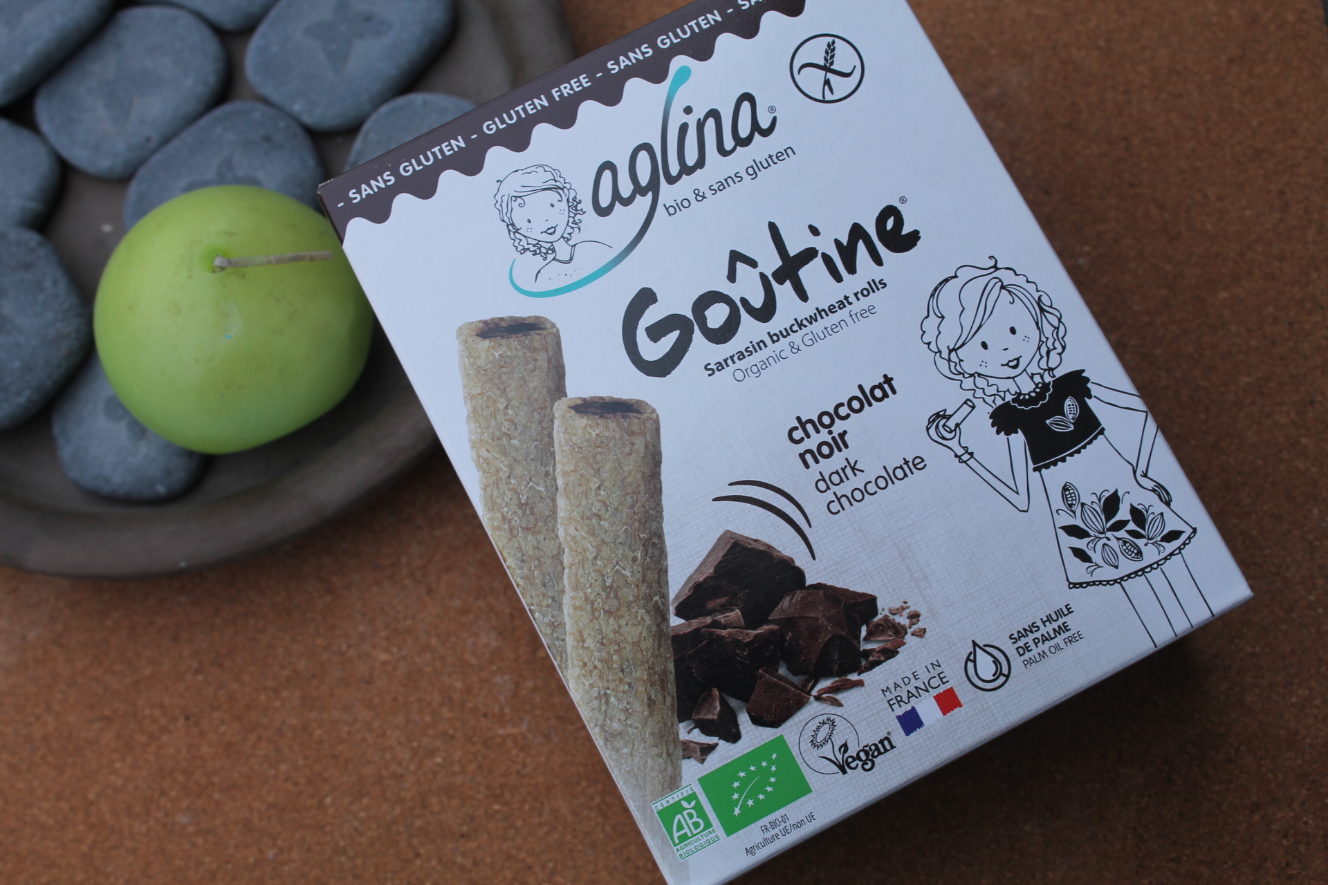 AGLINA – GOÛTINE®Biscuits Sarrasin Chocolat noir 