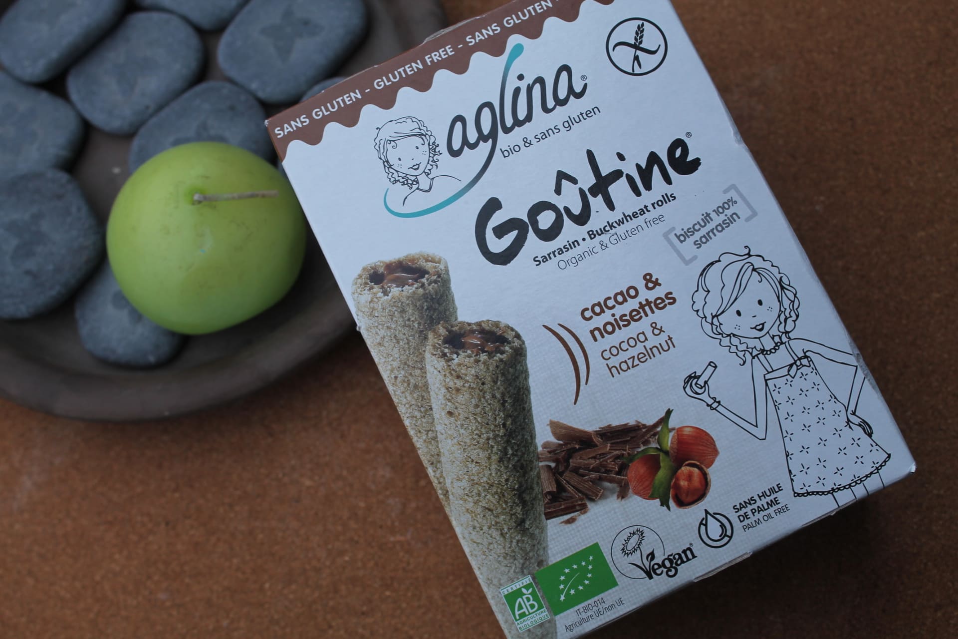 AGLINA – GOÛTINE®Biscuits Sarrasin Cacao & Noisettes