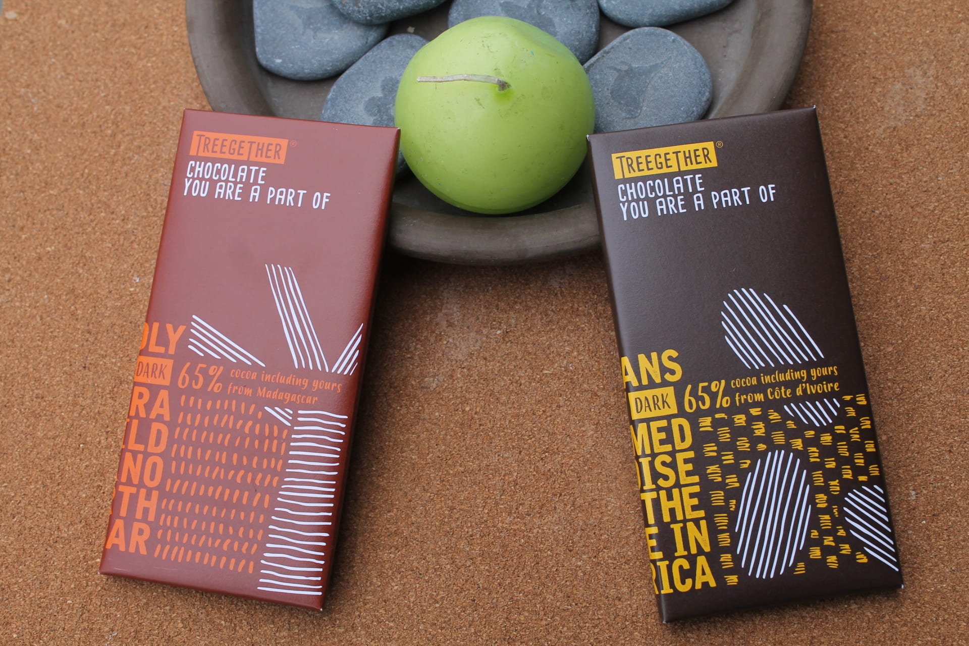 TREEGETHER® – Tablettes Chocolat noir 65 % cacao Madagascar/Côte d’Ivoire