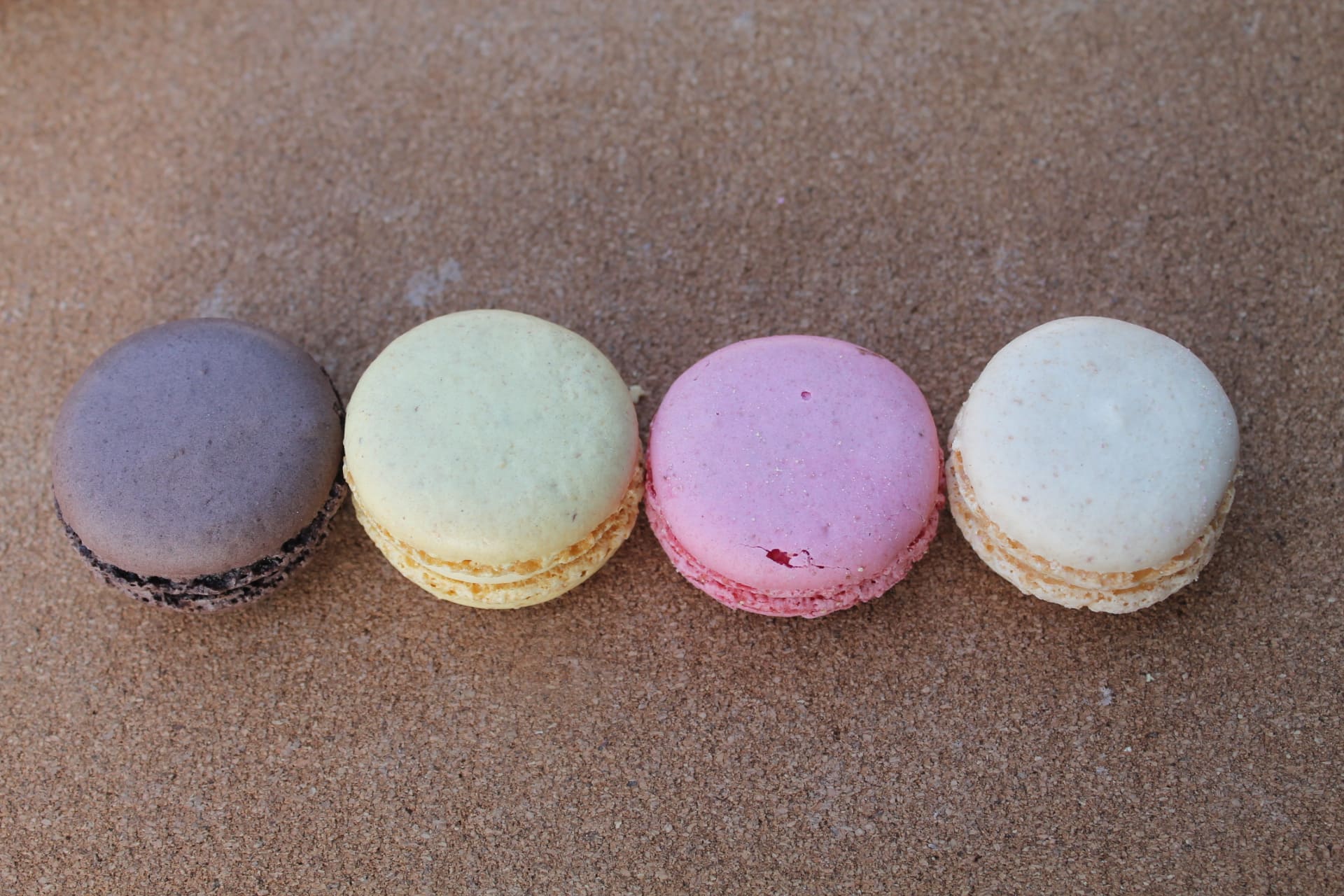 FRANCK DEVILLE  - Coffret de macarons sucrés 4 parfums aspect