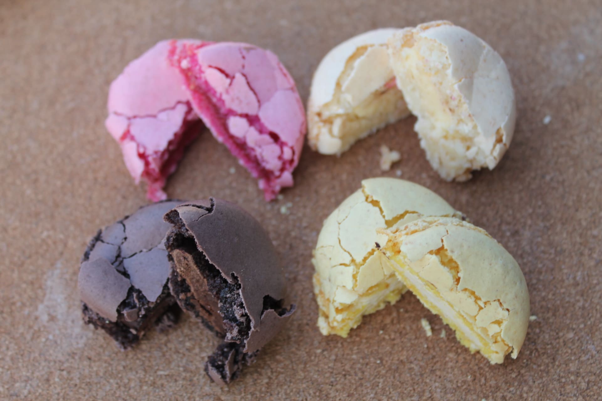 FRANCK DEVILLE  - Coffret de macarons sucrés 4 parfums détail