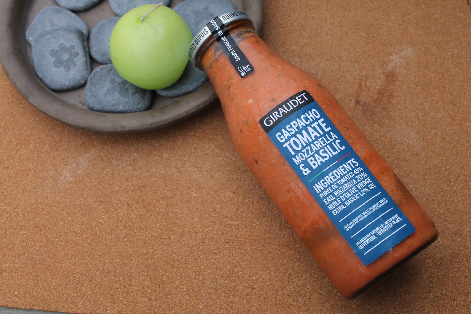 MAISON GIRAUDET – Gaspacho Tomates, Mozzarella, Basilic