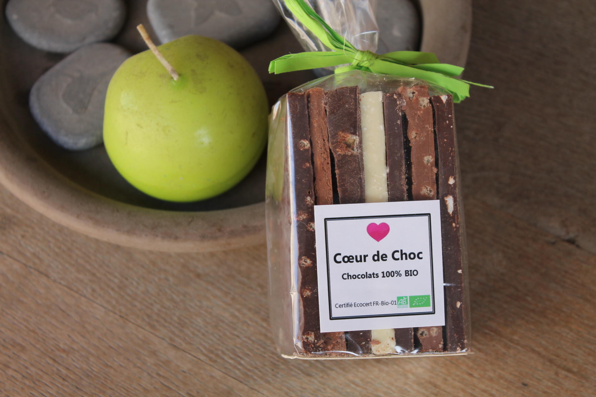 COEUR DE CHOC - assortiment de mini-tablettes 