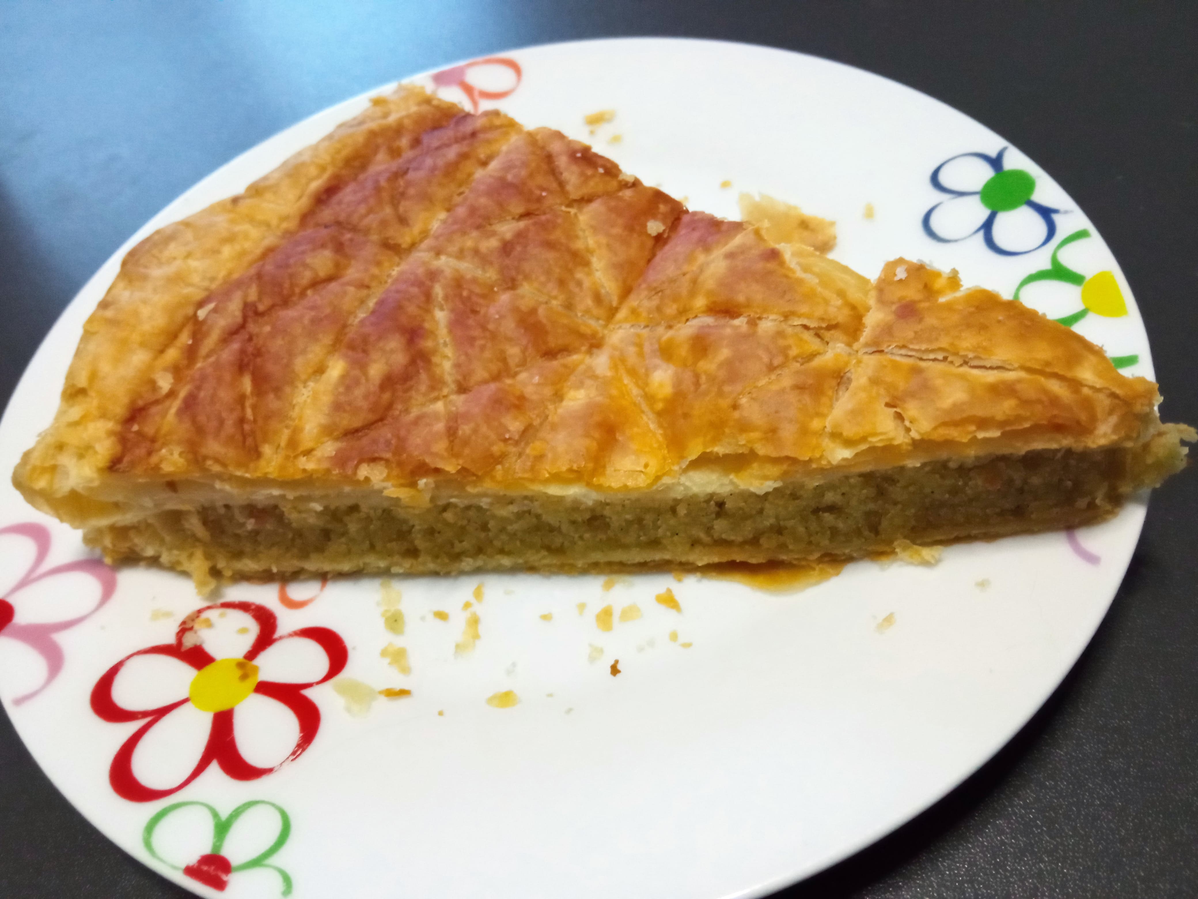 LES RECETTES DE CECILE– Part de galette des rois végétale