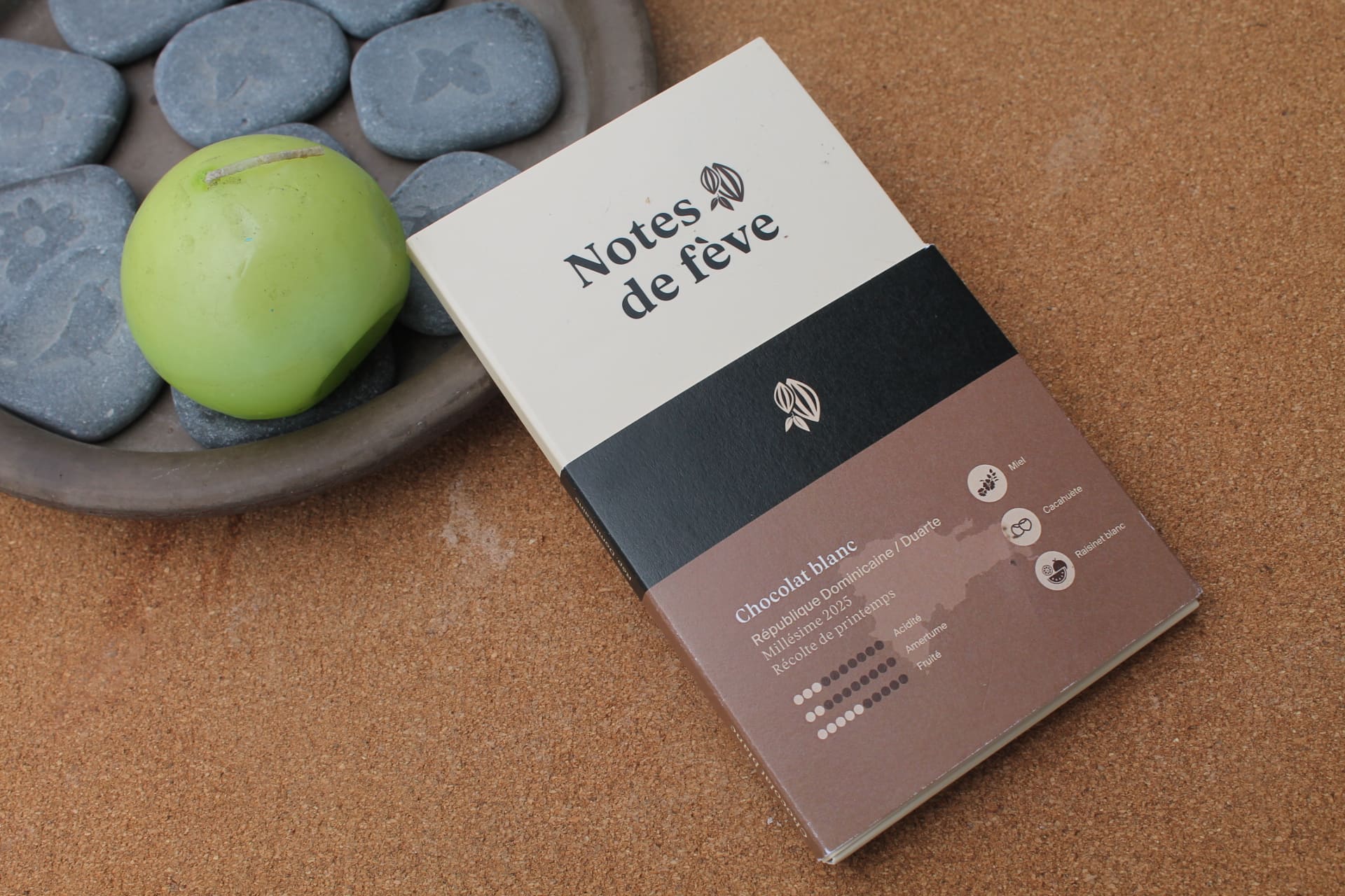 NOTES DE FEVES – Tablette Chocolat Blanc