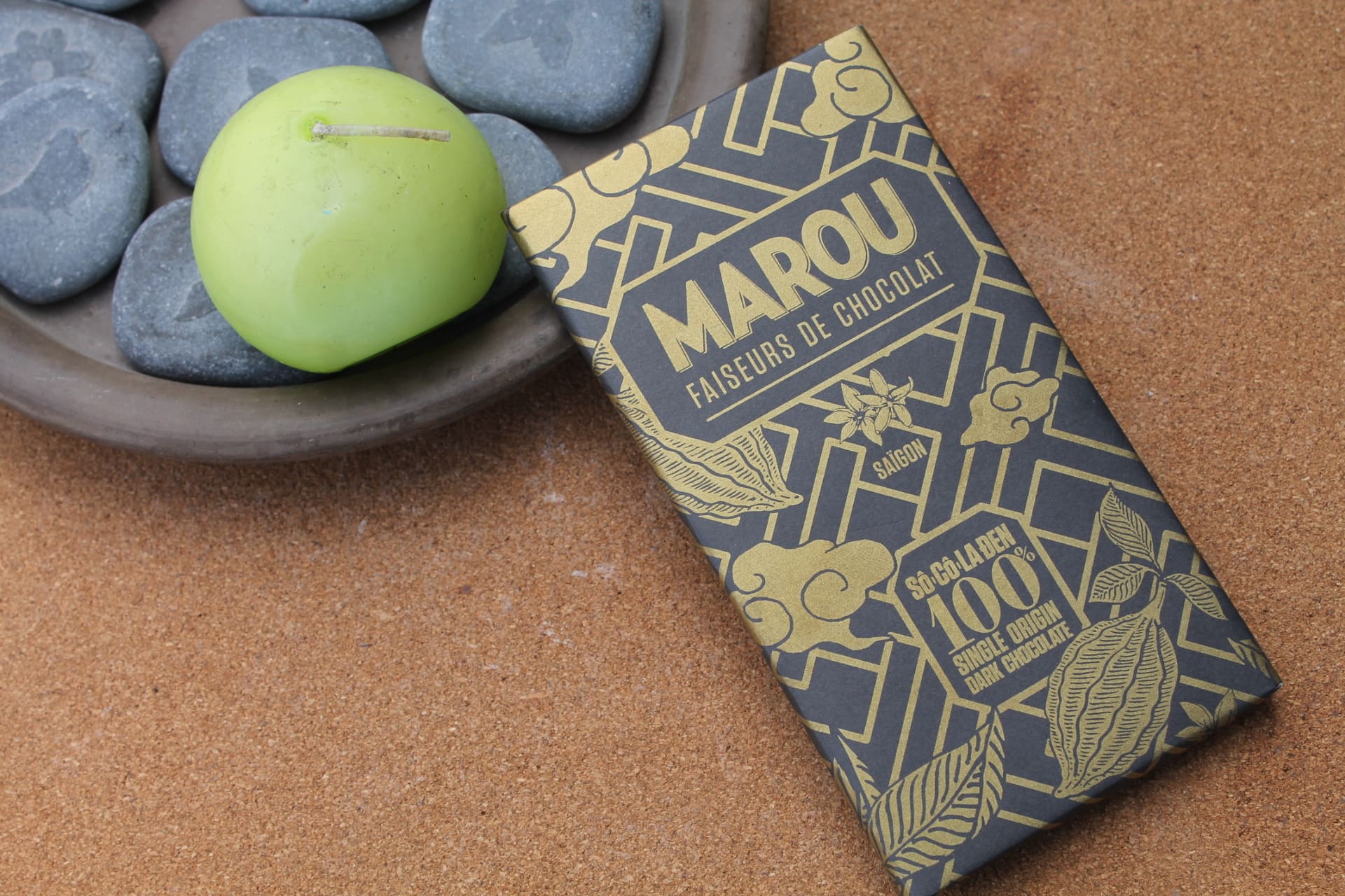 MAROU – Tablette chocolat noir 100 % Pur Vietnam