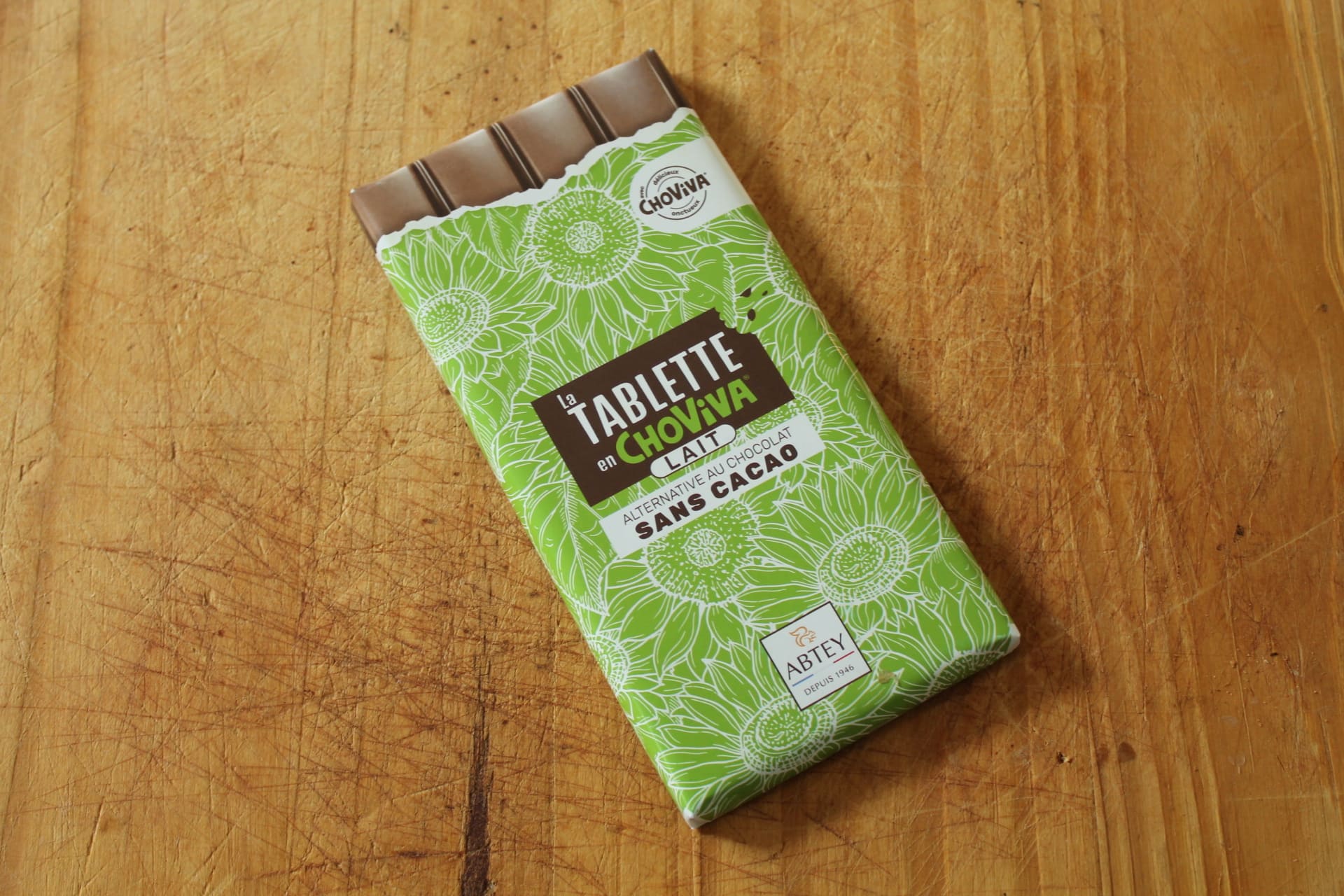CHOCOLATERIE ABTEY – Tablette en Choviva Lait 