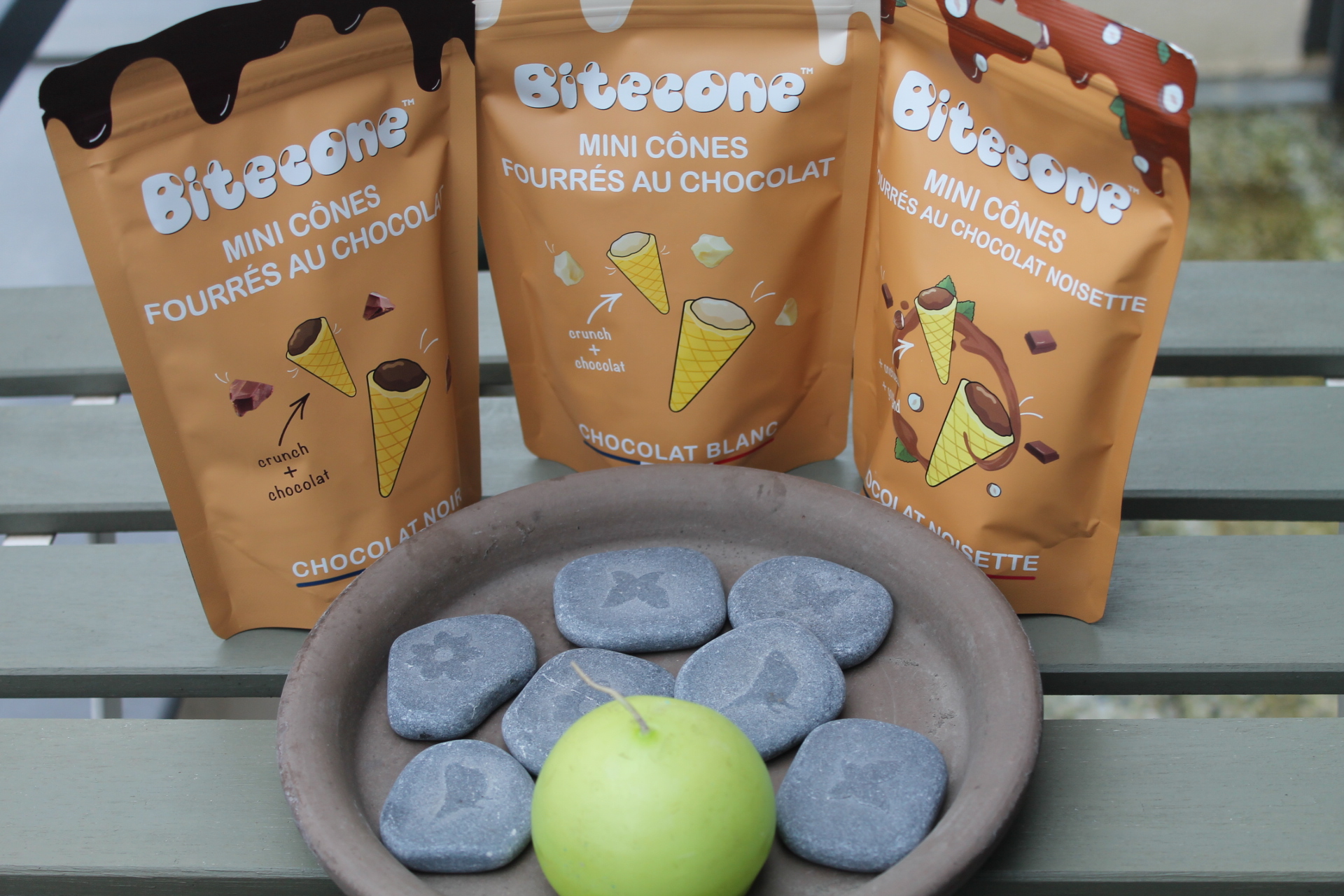 Bitecone™ - Mini Cônes fourrés au chocolat 