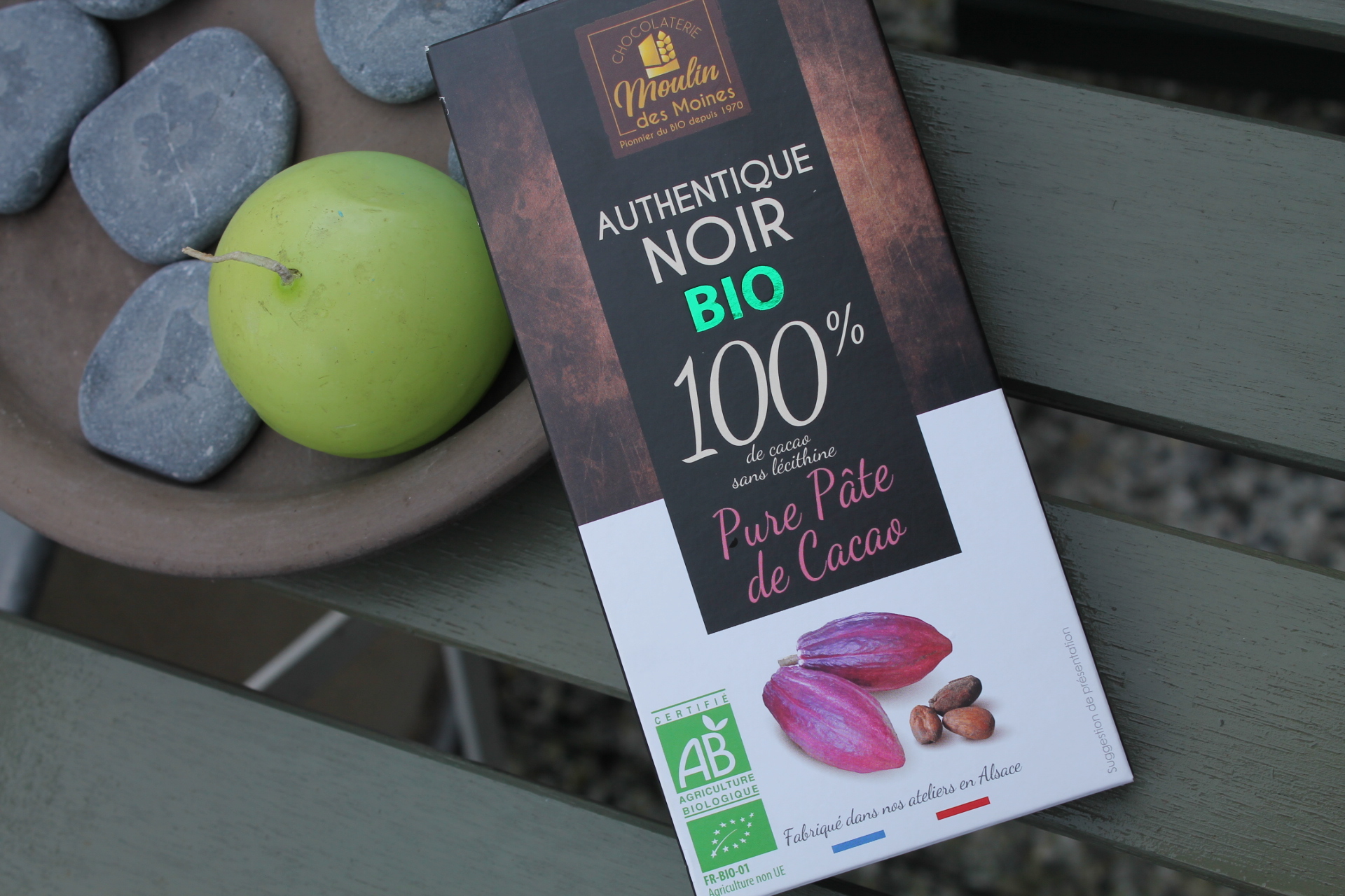 MOULIN DES MOINES – Noir100% Pure Pâte de cacao 