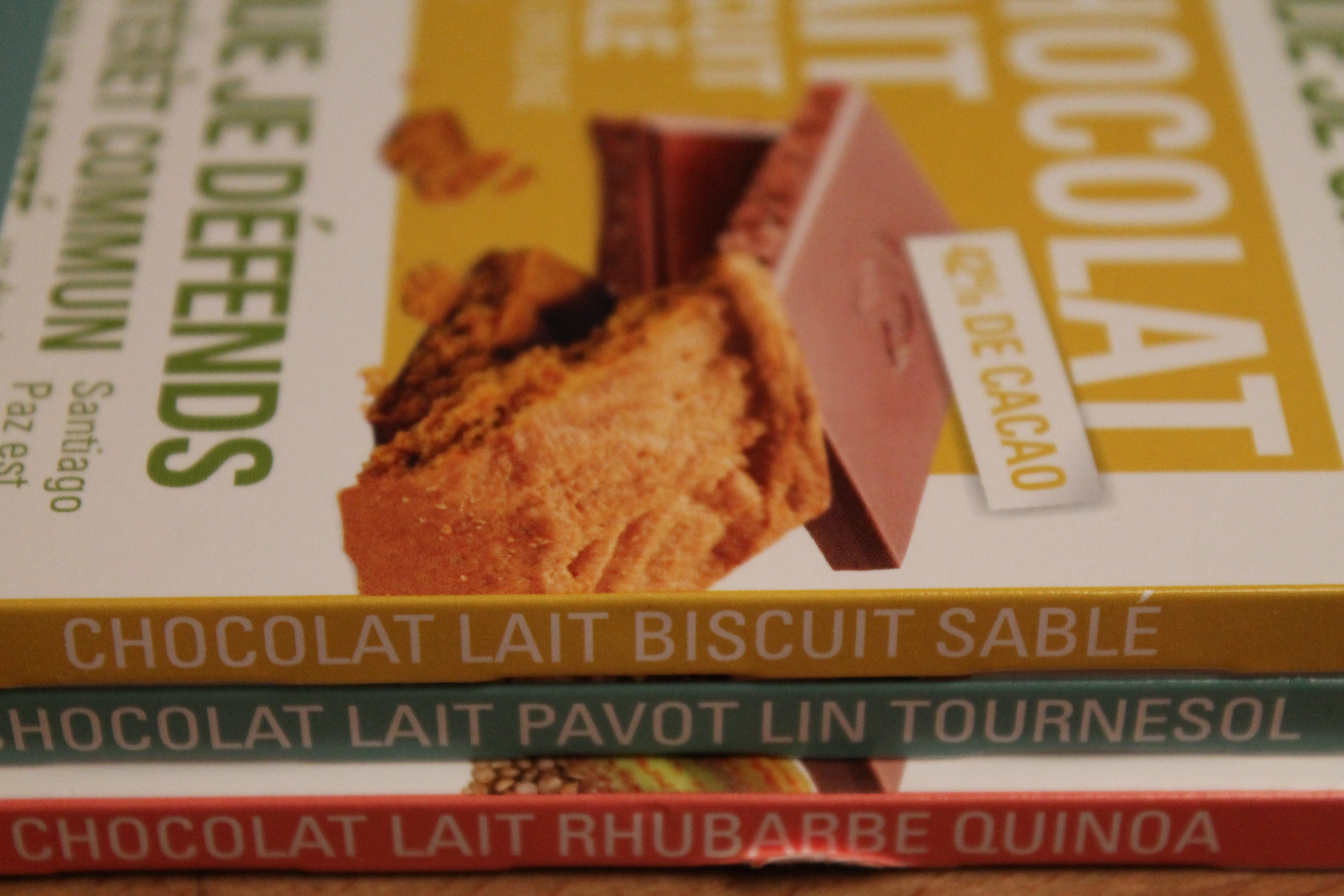 ETHIQUABLE - trois tablettes chocolat au lait... et plus ! 