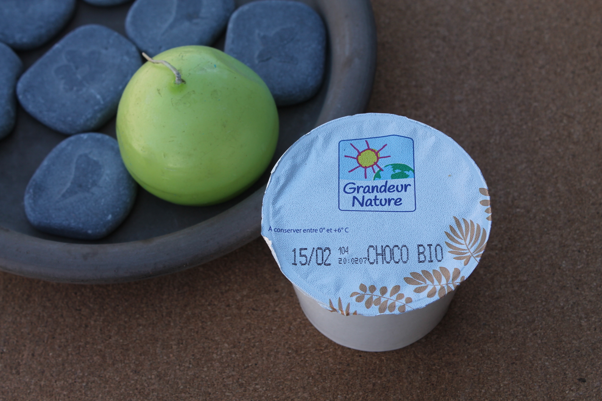 GRANDEUR NATURE –Mousse au chocolat noir équitable le pot 
