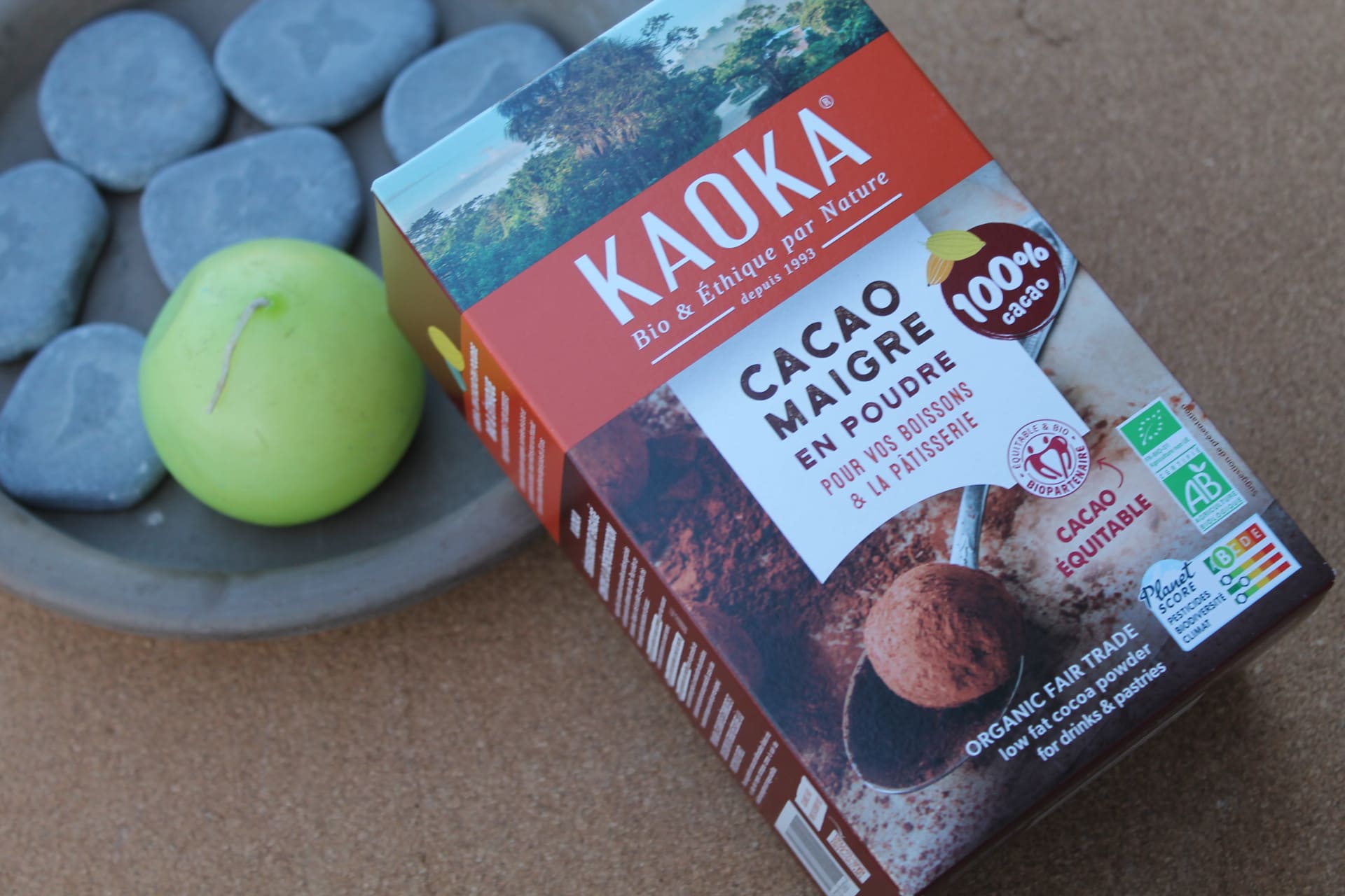 KAOKA – Cacao maigre en poudre 100% cacao 