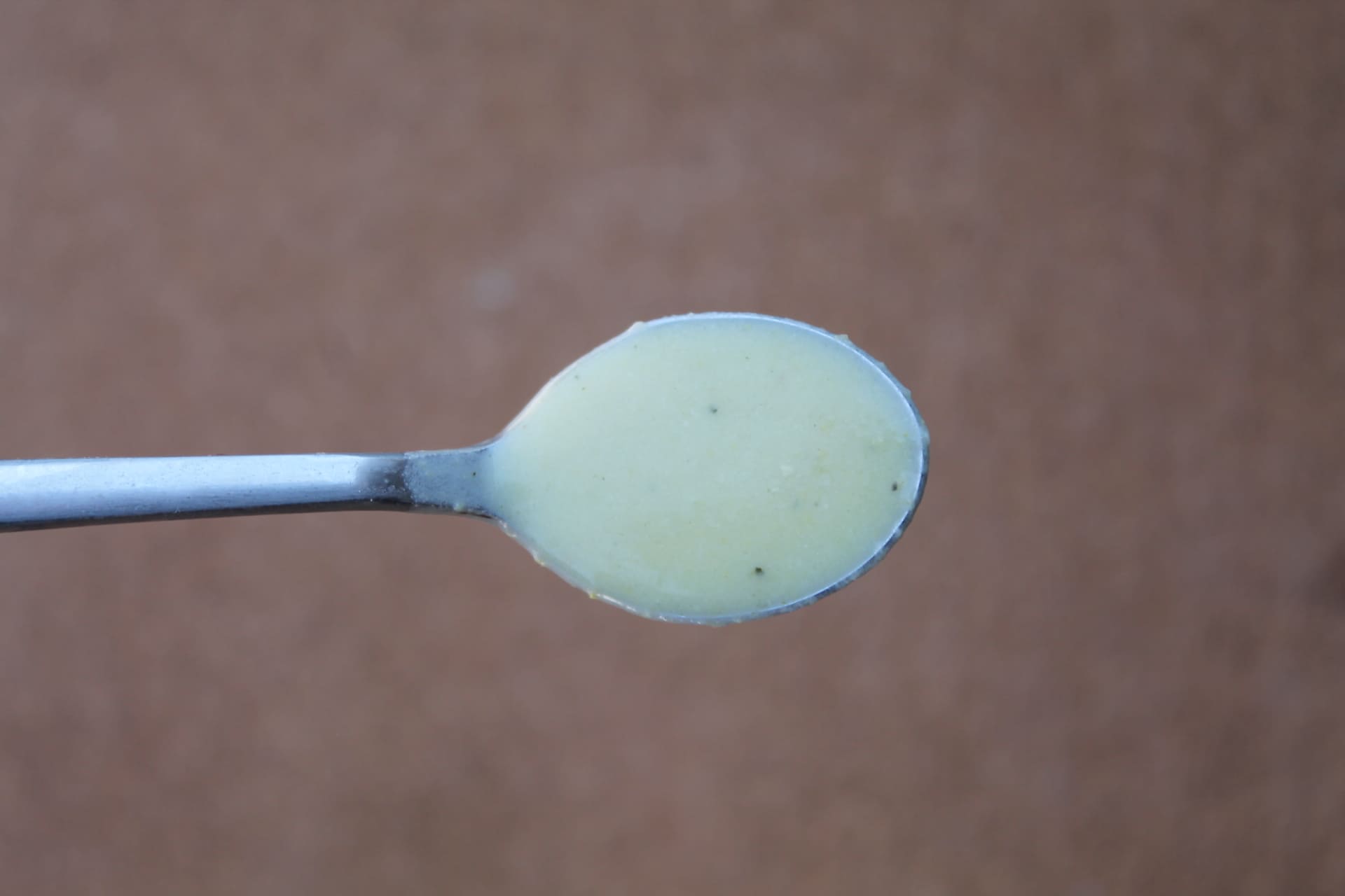 GIRAUDET - Gaspacho petits pois courgettes lait d'amandes aspect