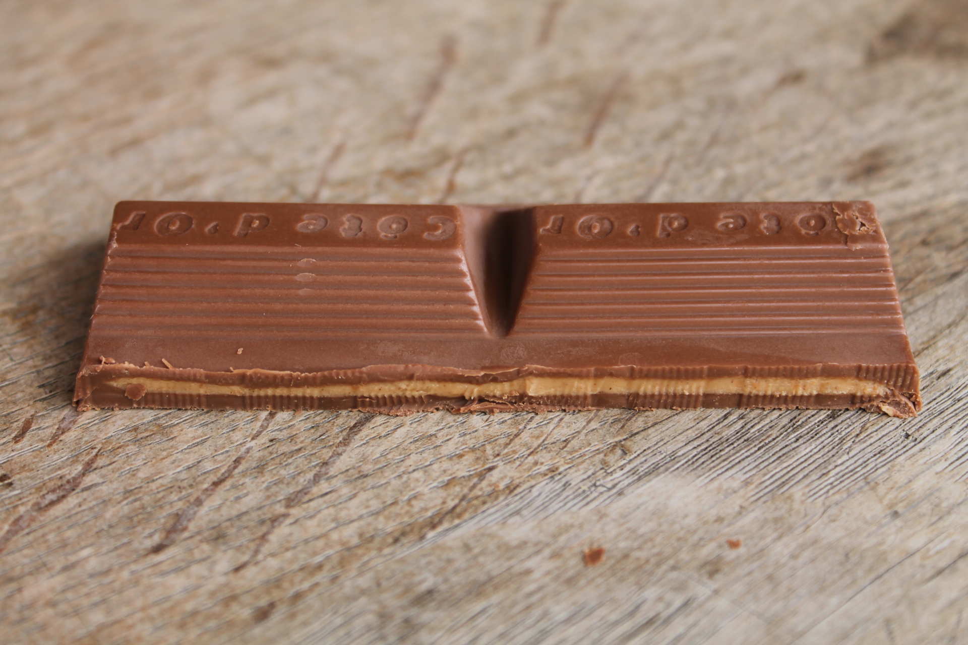 COTE D'OR - Praliné Double Lait détail carrés 