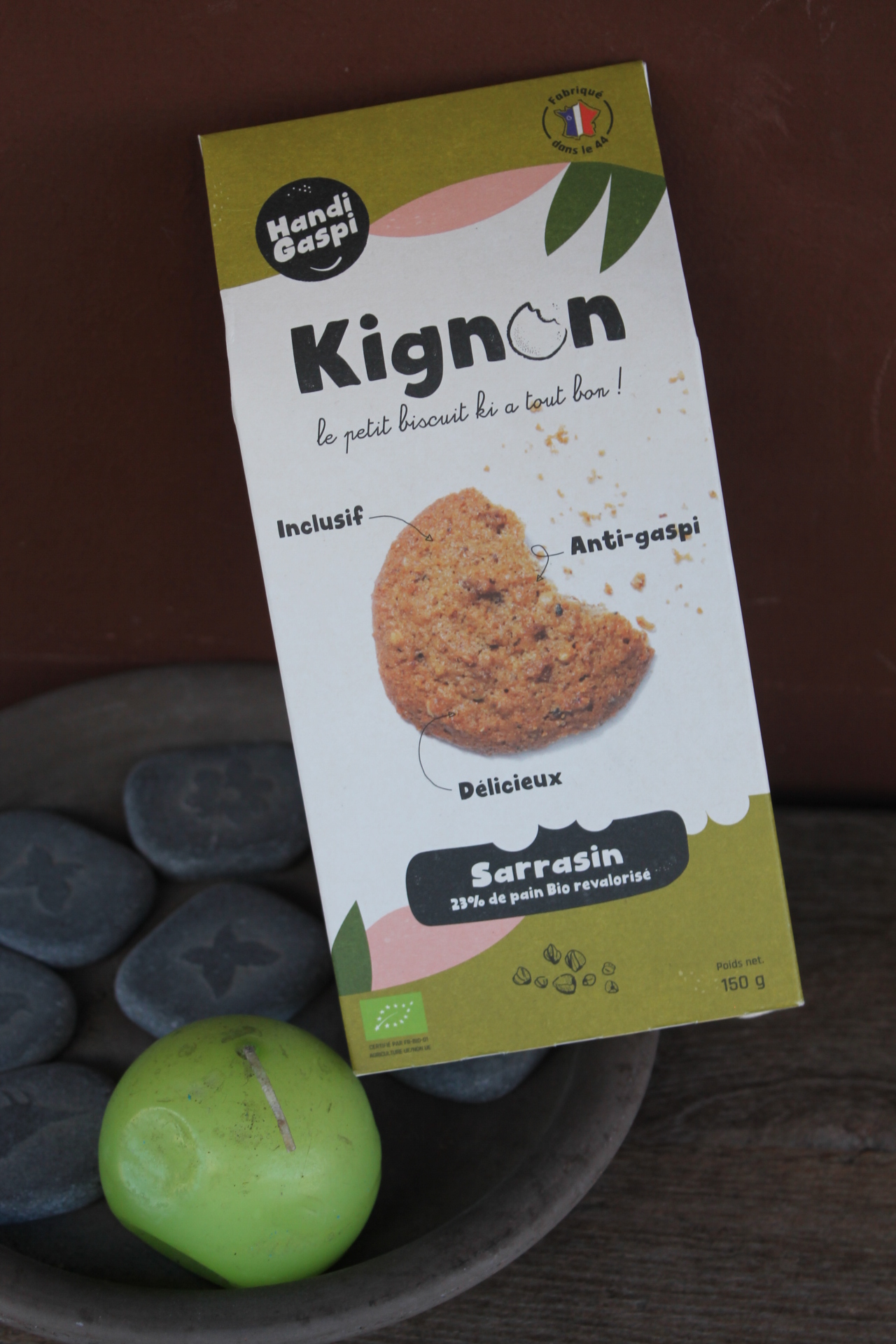 KIGNON – Biscuits aux pains et au sarrasin 