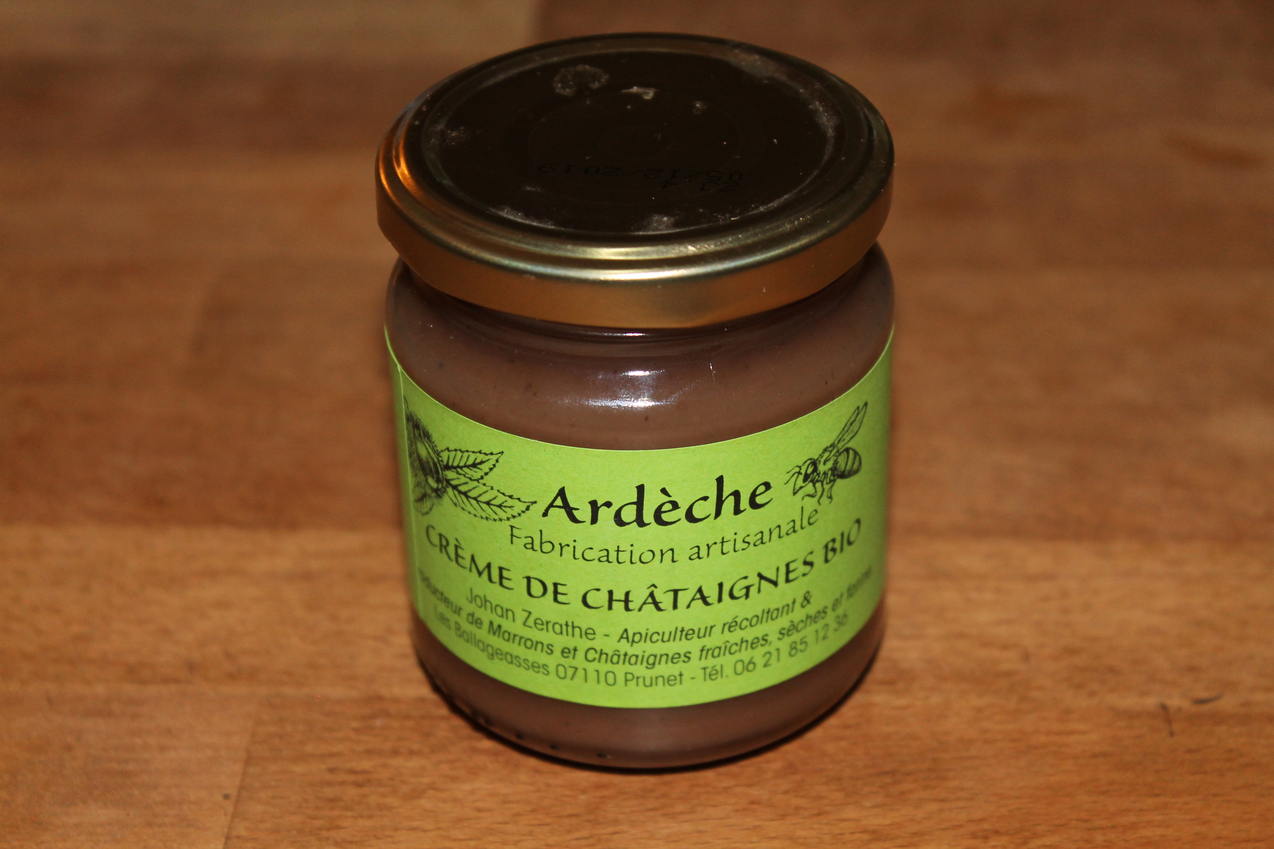 JOHAN ZERATHE - Crème de châtaignes bio